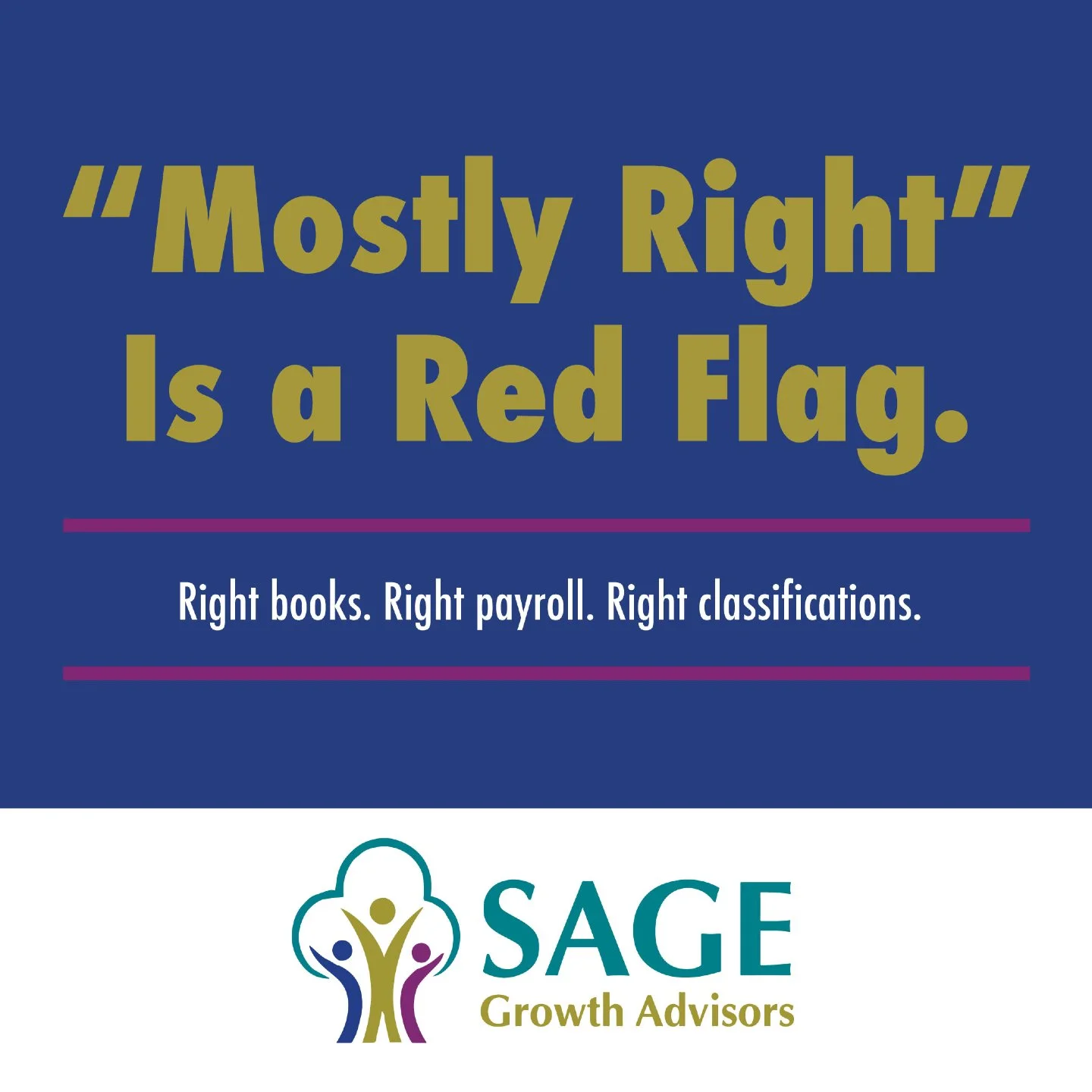 Filing a tax return is the easy part.
The hard part is making sure it&rsquo;s right.

✔️Right books.
✔️Right payroll.
✔️Right classifications.

By February, I can usually tell within minutes whether a return is going to be smooth&hellip; or a mess.
I