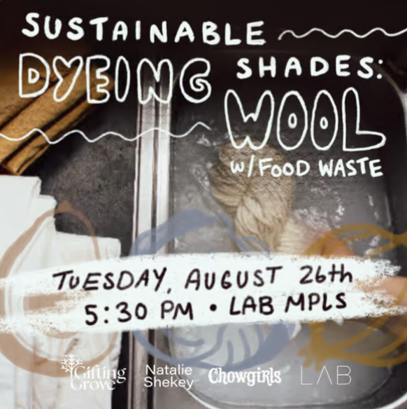 Sustainable Shades: Dyeing Wool with Food Waste