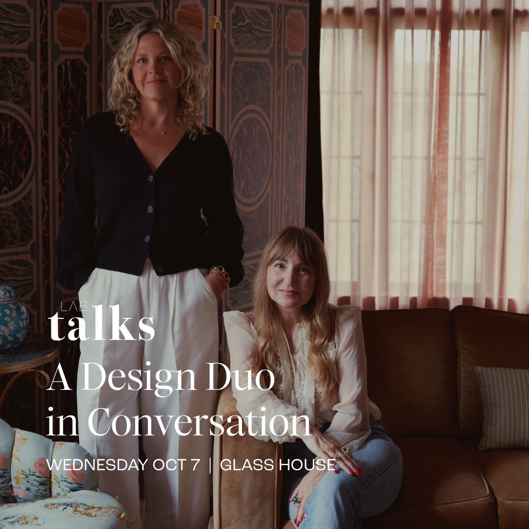 LAB Talks: A Design Duo in Conversation