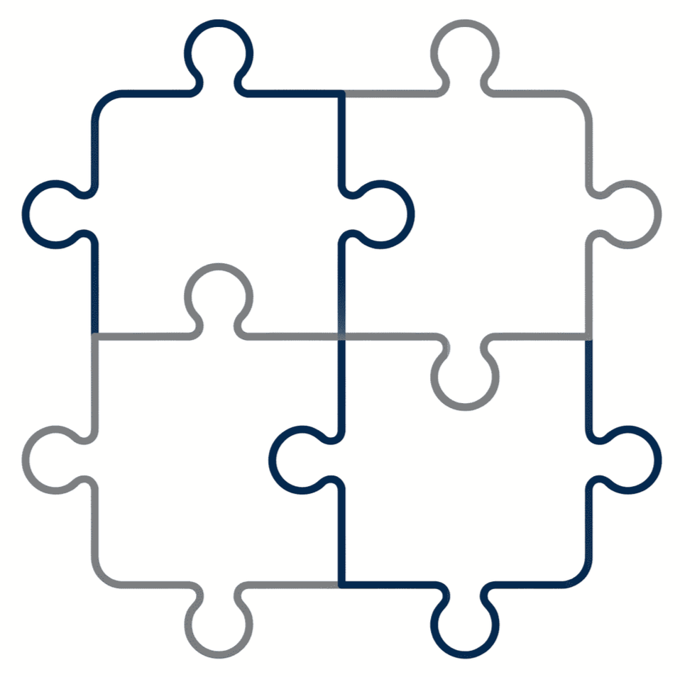 Ein Puzzle als Symbol fuer gute Zusammenarbeit