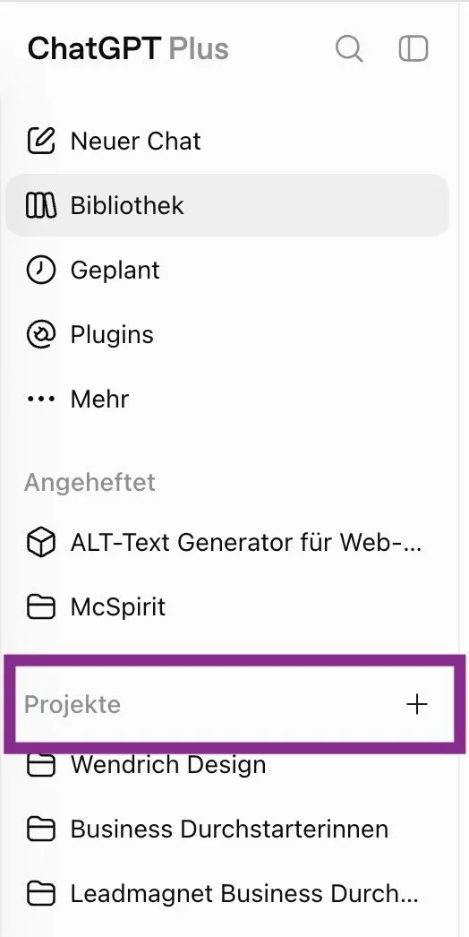 Screenshot Seitenleiste ChatGPT mit Projekten.jpg