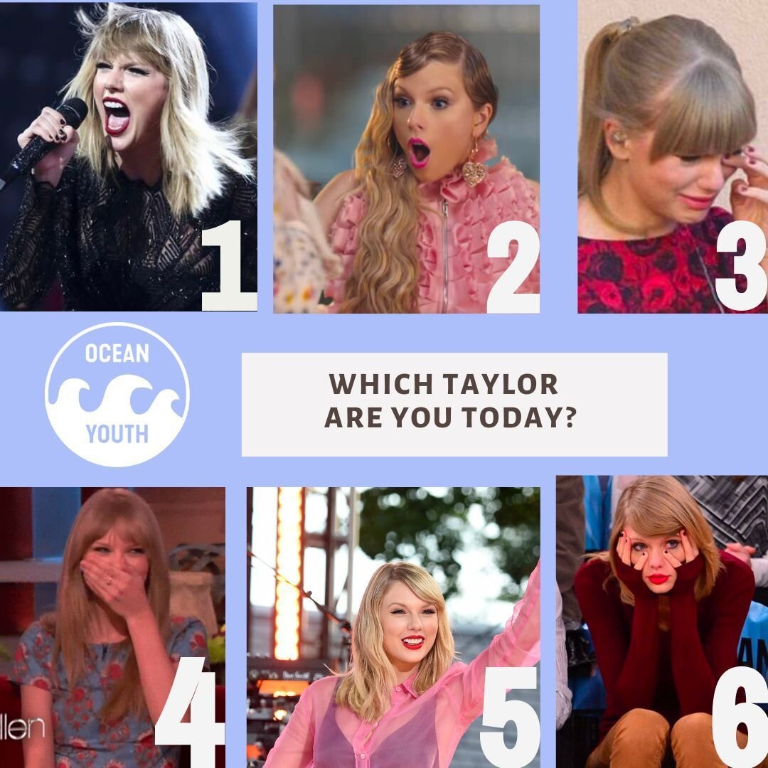 Which Taylor are you today? 🤣 🤔 

We suggest you tune in to hear some taylor swift bangers @ oceanyouth.co.uk 

#TaylorSwift #OceanYouth #Torbay #Radio #tstheerastour #swifties