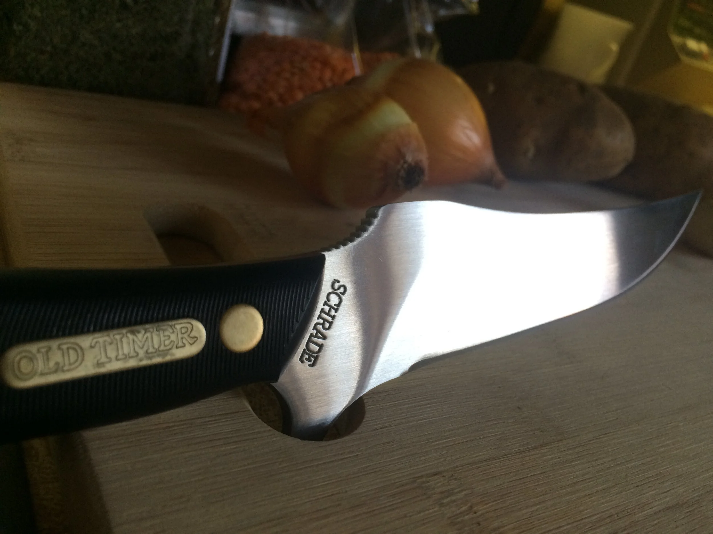 a review: schrade ot deerslayer and schf35 - @schradeknives #schradenation #legendary #oldtimer