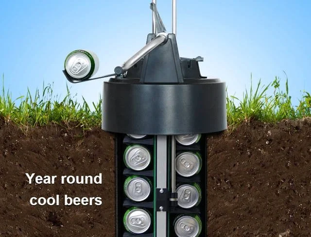 ecool beer cooler.  @ubergizmo  #colddrinks  #underground