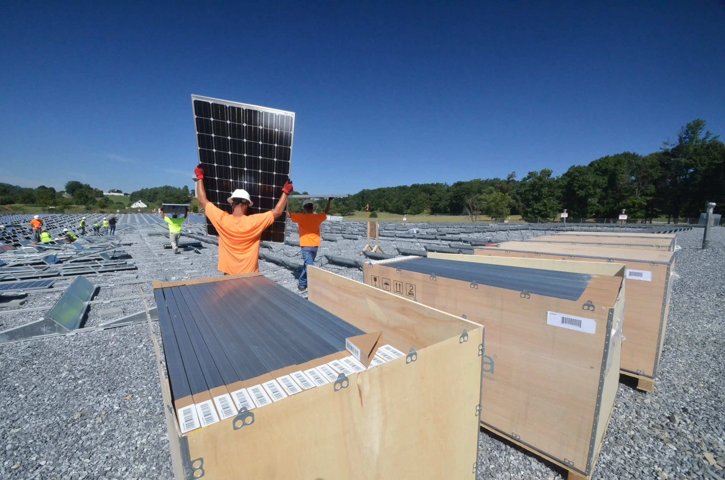 solar in salem. #virginia #solarenergy #appalachia @VASalem