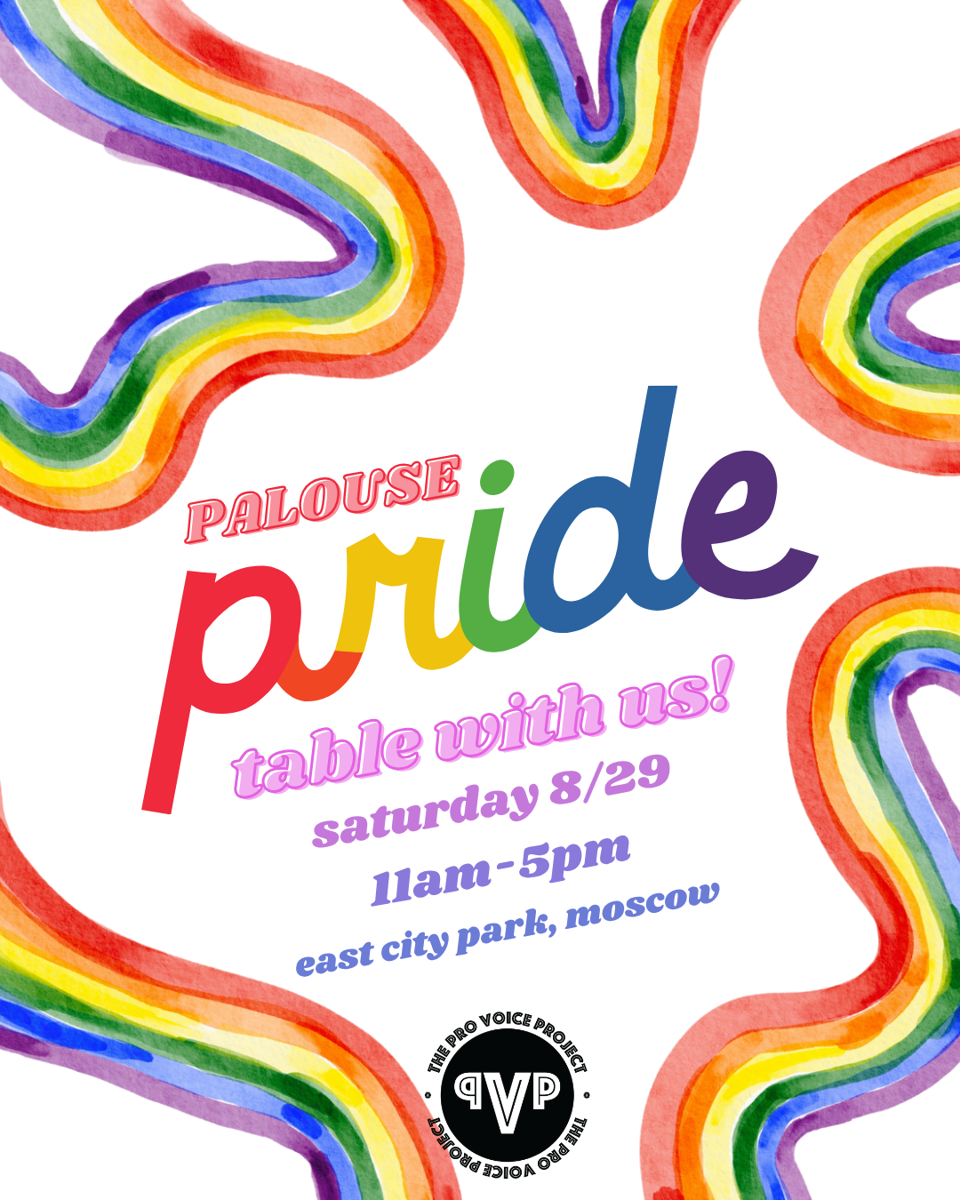 Tabling @ Palouse Pride