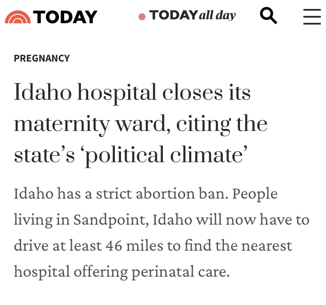 North Idaho's loss of labor &amp; delivery services in the news