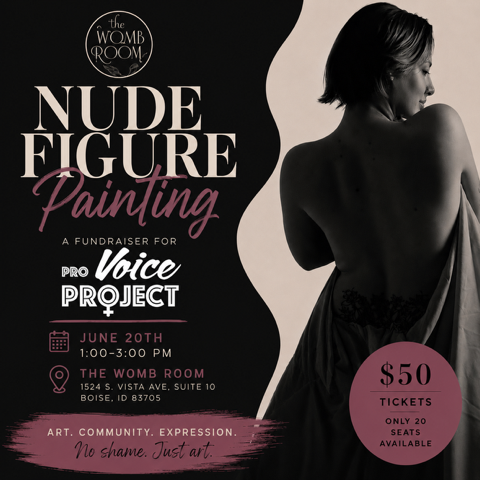 Nude Paint &amp; Sip Fundraiser