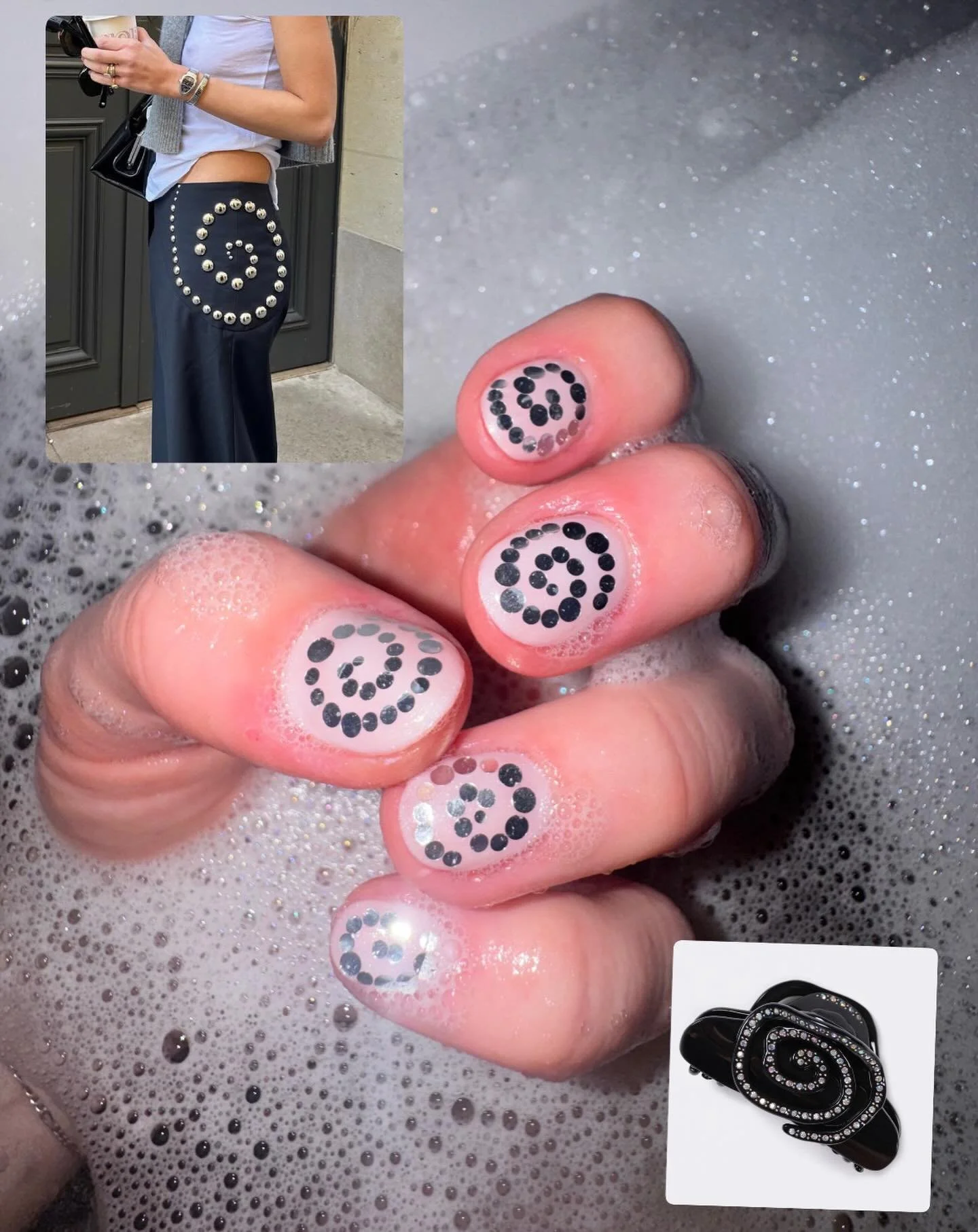 Obsessed with doing swirly&rsquo;s atm! Inspired by things on my wish list @urtekat + @katyadotworld 🌹