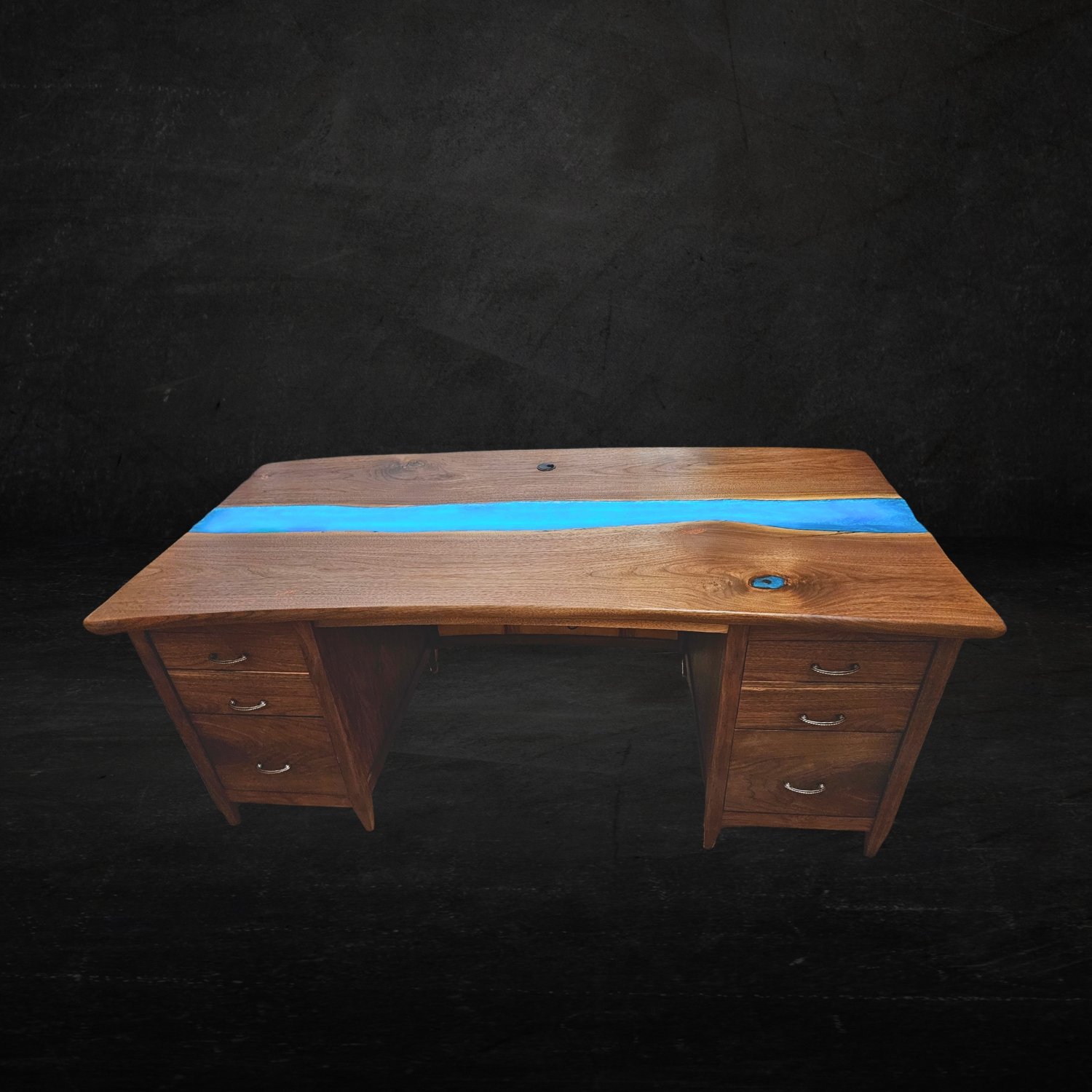 River desk drawers