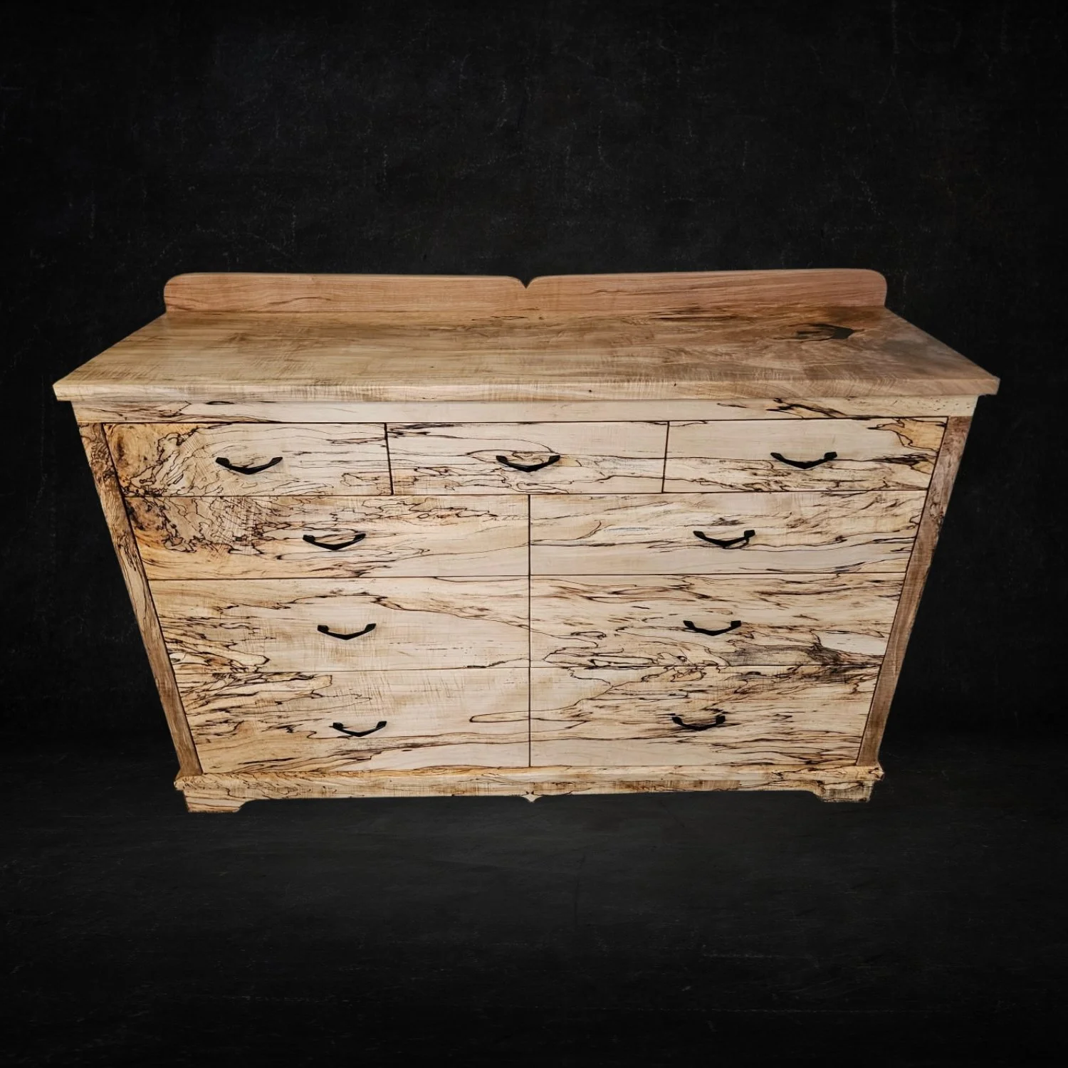 Changing Table Dresser Top Front View Without Removable Top