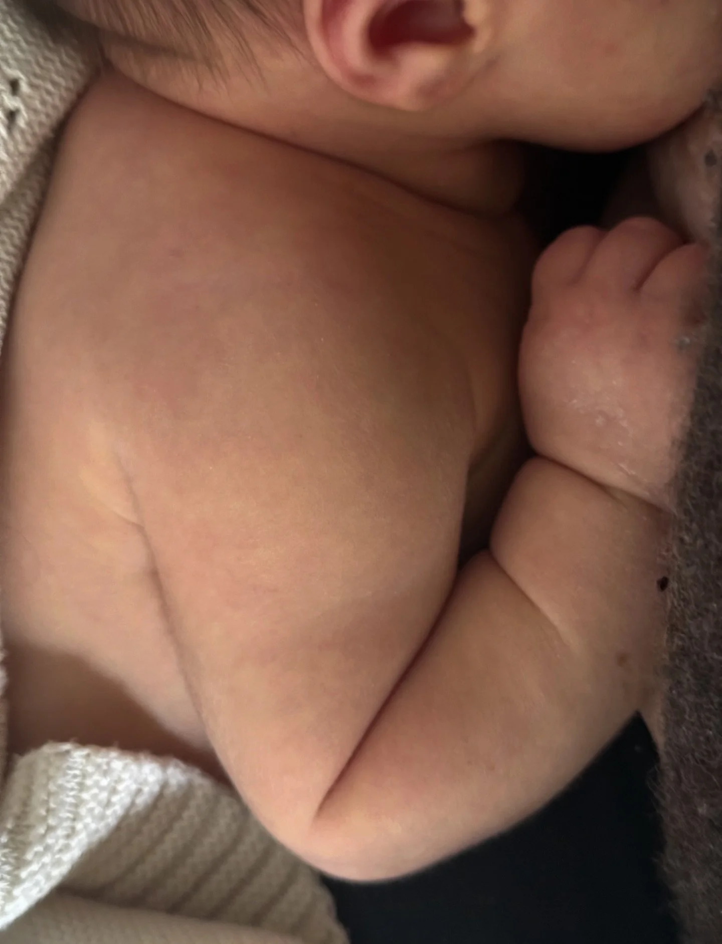 Little Miss Rosamund, you are a dream come true. Your soft and gentle coos carry strength and decisiveness, and you know just what you need: sleep, milk, and mom&rsquo;s body as close as possible.