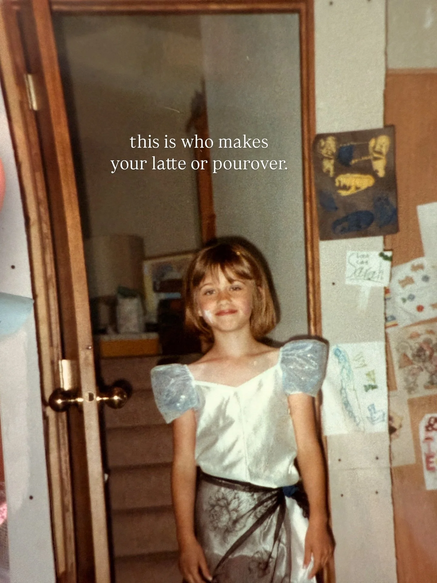 hopping on this trend because the pictures are cute and I&rsquo;ve been looking at old photos of me anyway (to see if my kiddos resemble me!)

Cafe Undone is May 3rd from 10-3. Get your ticket at the link inside my profile ☕️