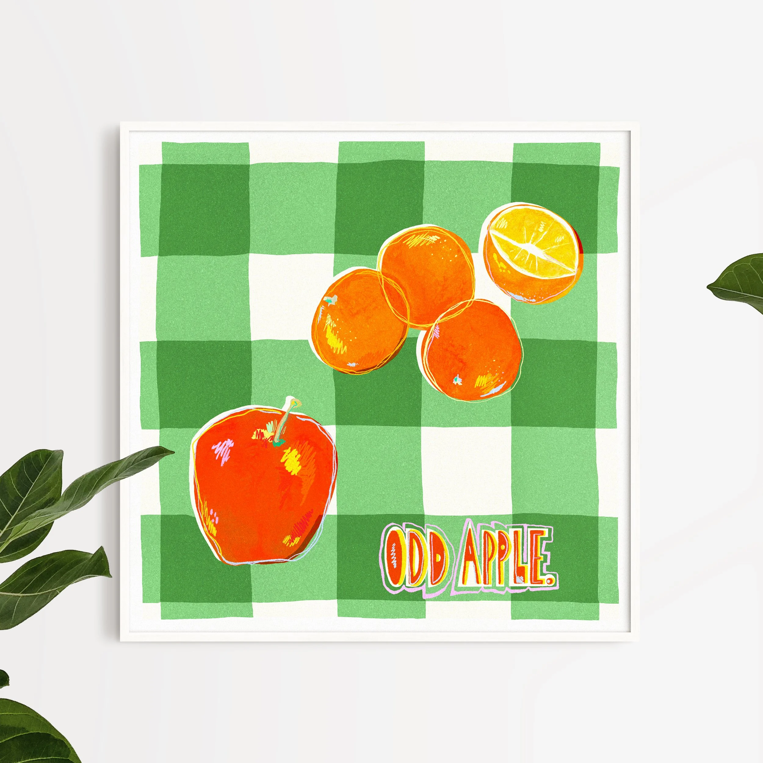 ODD APPLE - Art Print