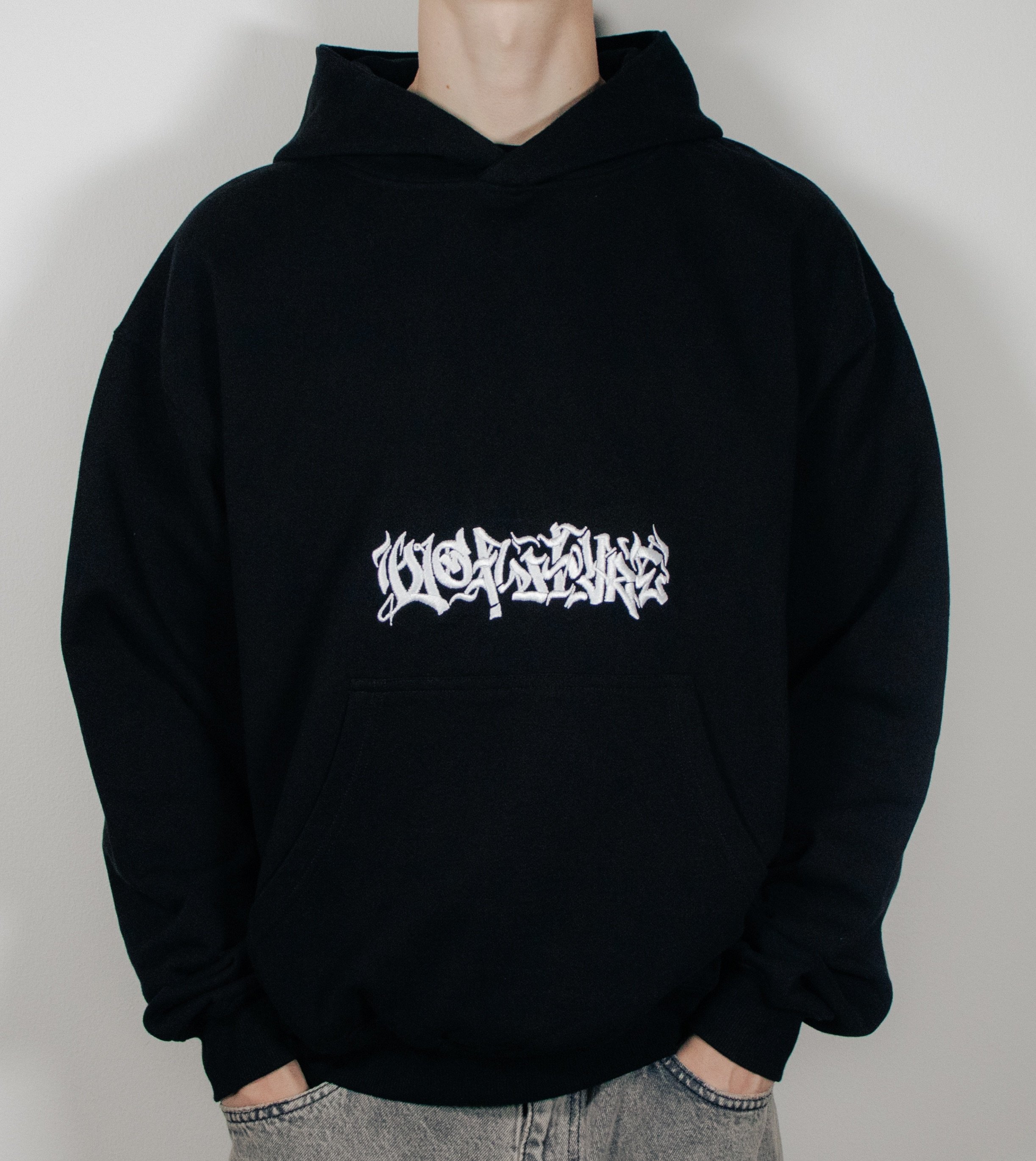 NoFuture Lettering Hoodie Black