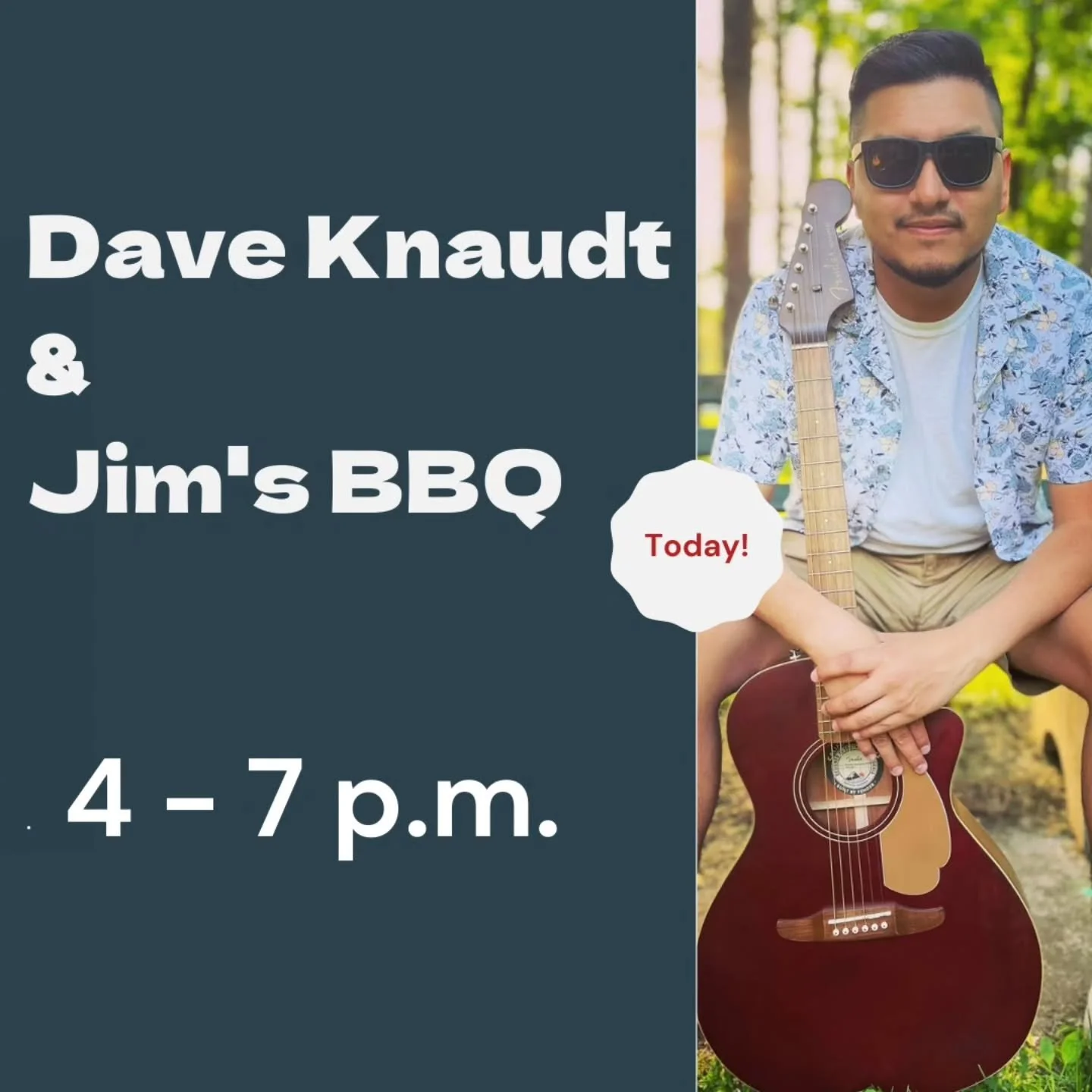 🎶🔥 Saturday plans = sorted.
Live music from Dave Knaudt + smoky goodness from Jim&rsquo;s BBQ = the perfect combo.

Swing by Woodlawn Distilling today from 4&ndash;7 p.m. for tunes, BBQ, and cocktails worth hanging around for. 🥃🍔🎸