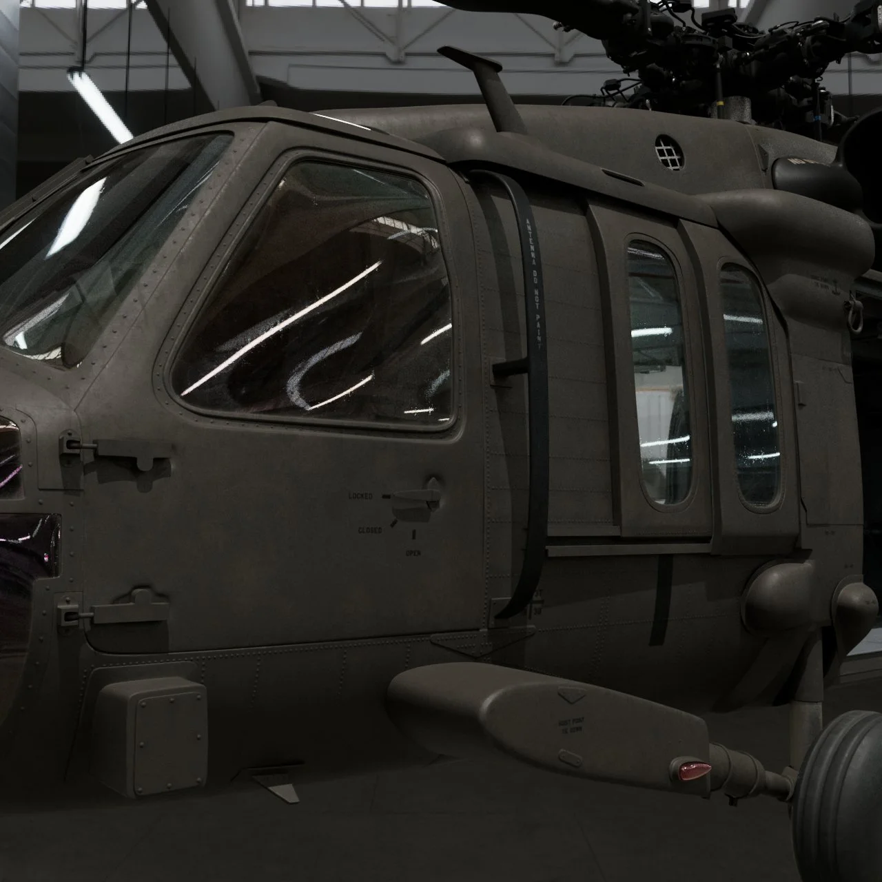 3D Blackhawk - Doors