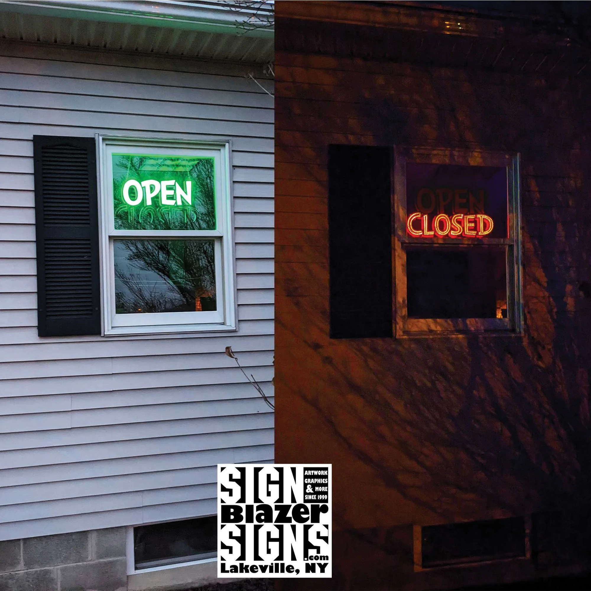 Our first attempt at creating an internally lit open/closed sign was mostly successful! We learned so much about the design and 3D printing process along the way. We have many ideas for improvements for next time.