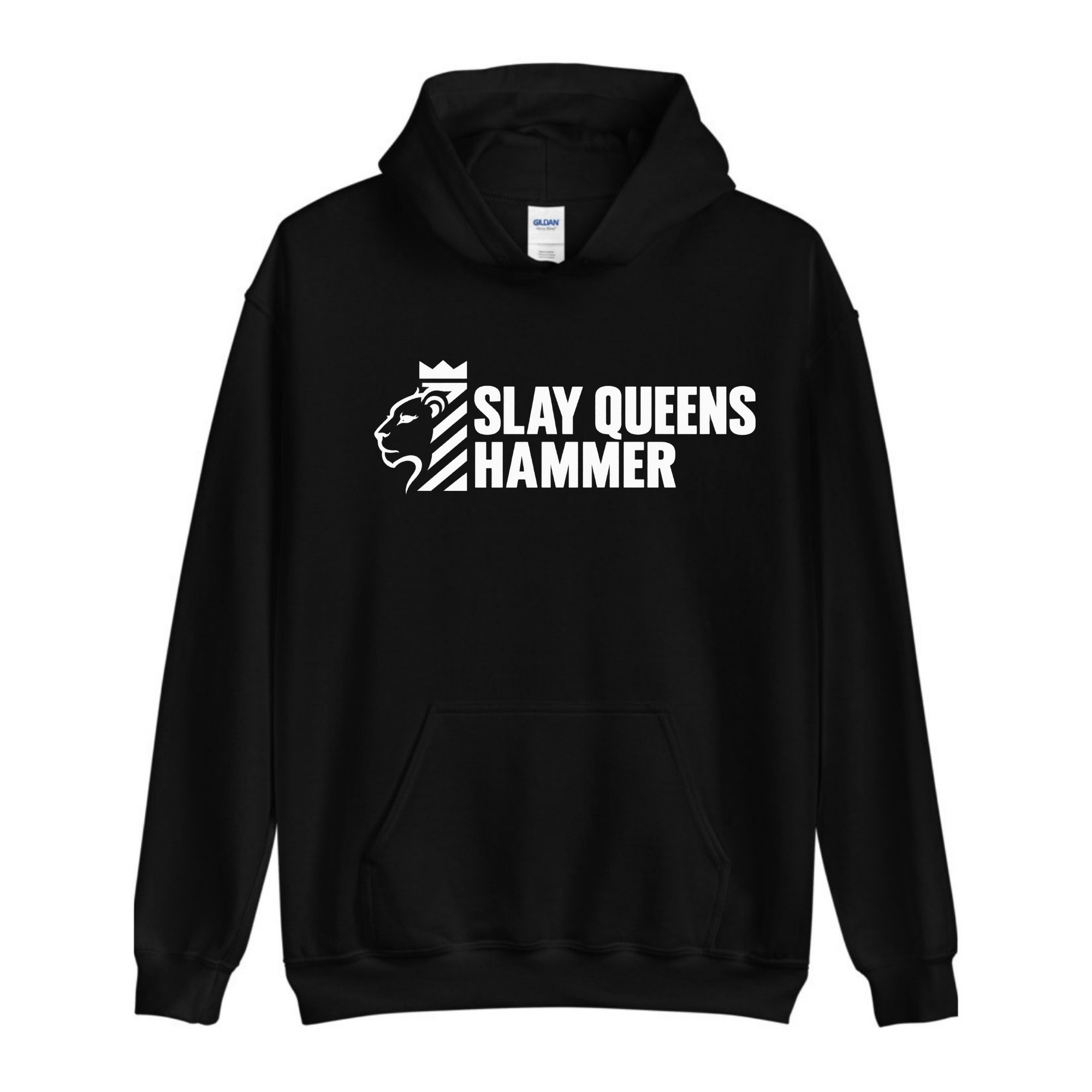 slay queen hoodie black.png