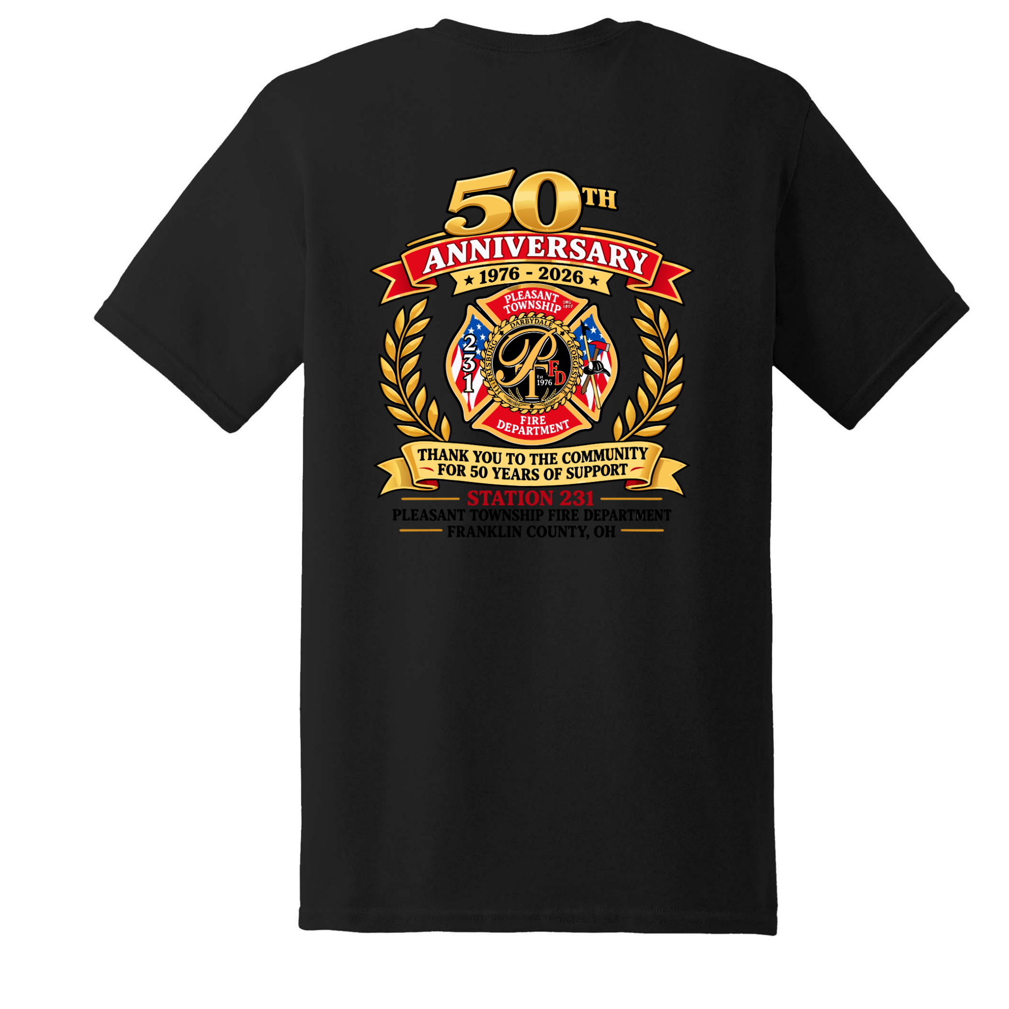 Pleasant Township Community Shirt - 50th Anniversary