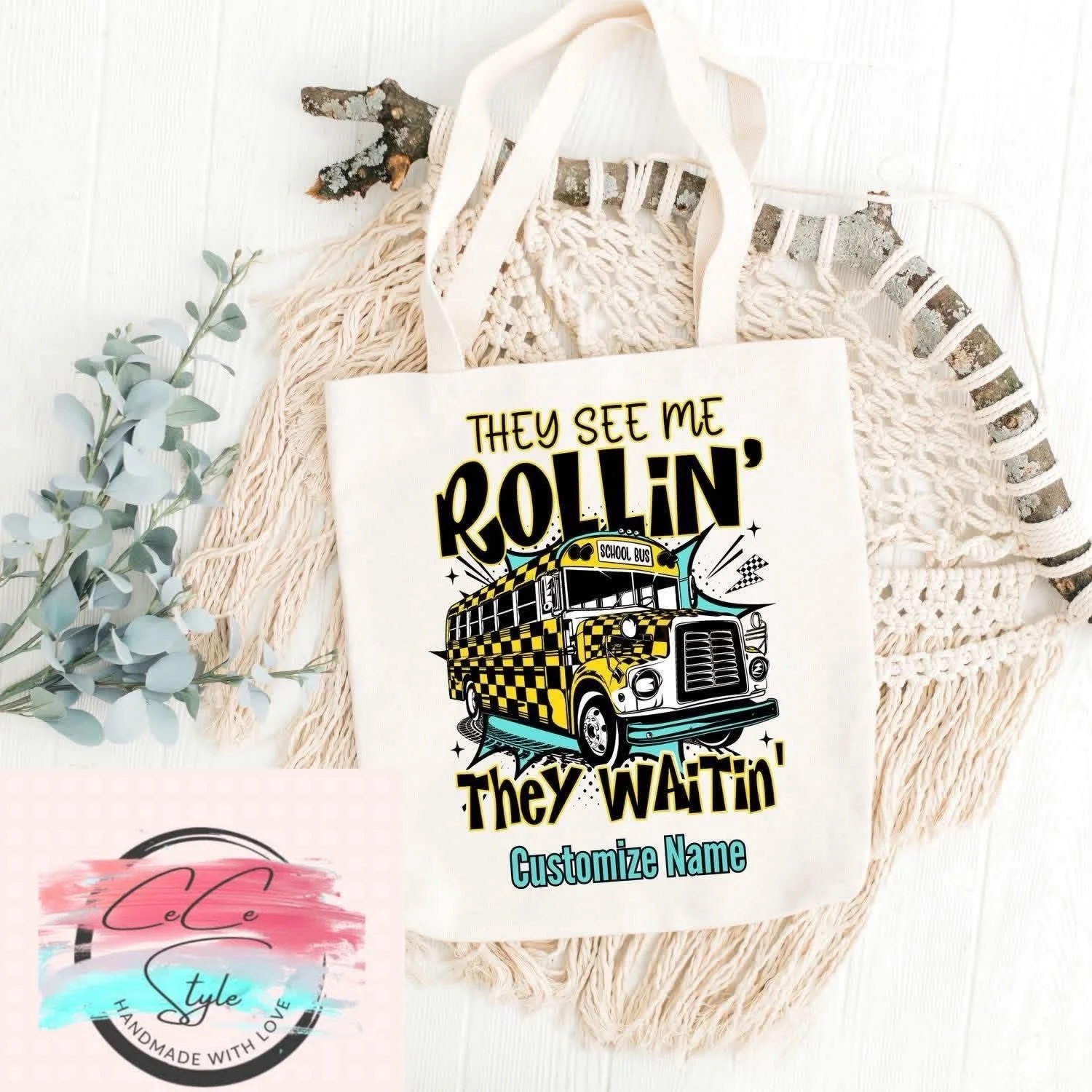 They See Me Rollin' Tote