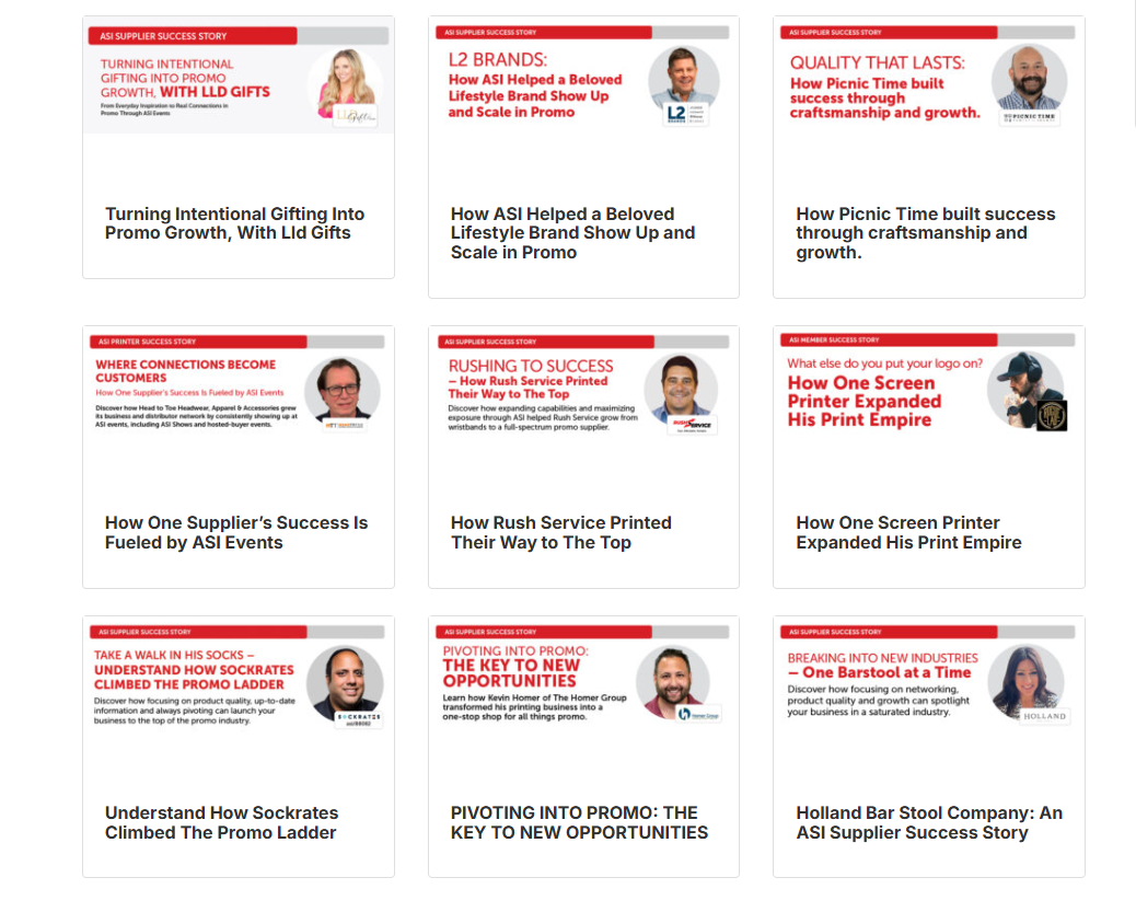 Supplier Success Stories