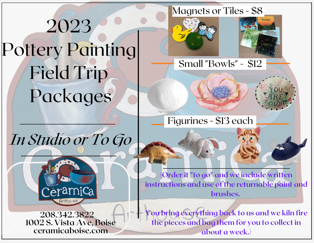 Paint Your Own Pottery in Boise, ID — Ceramica Arthouse