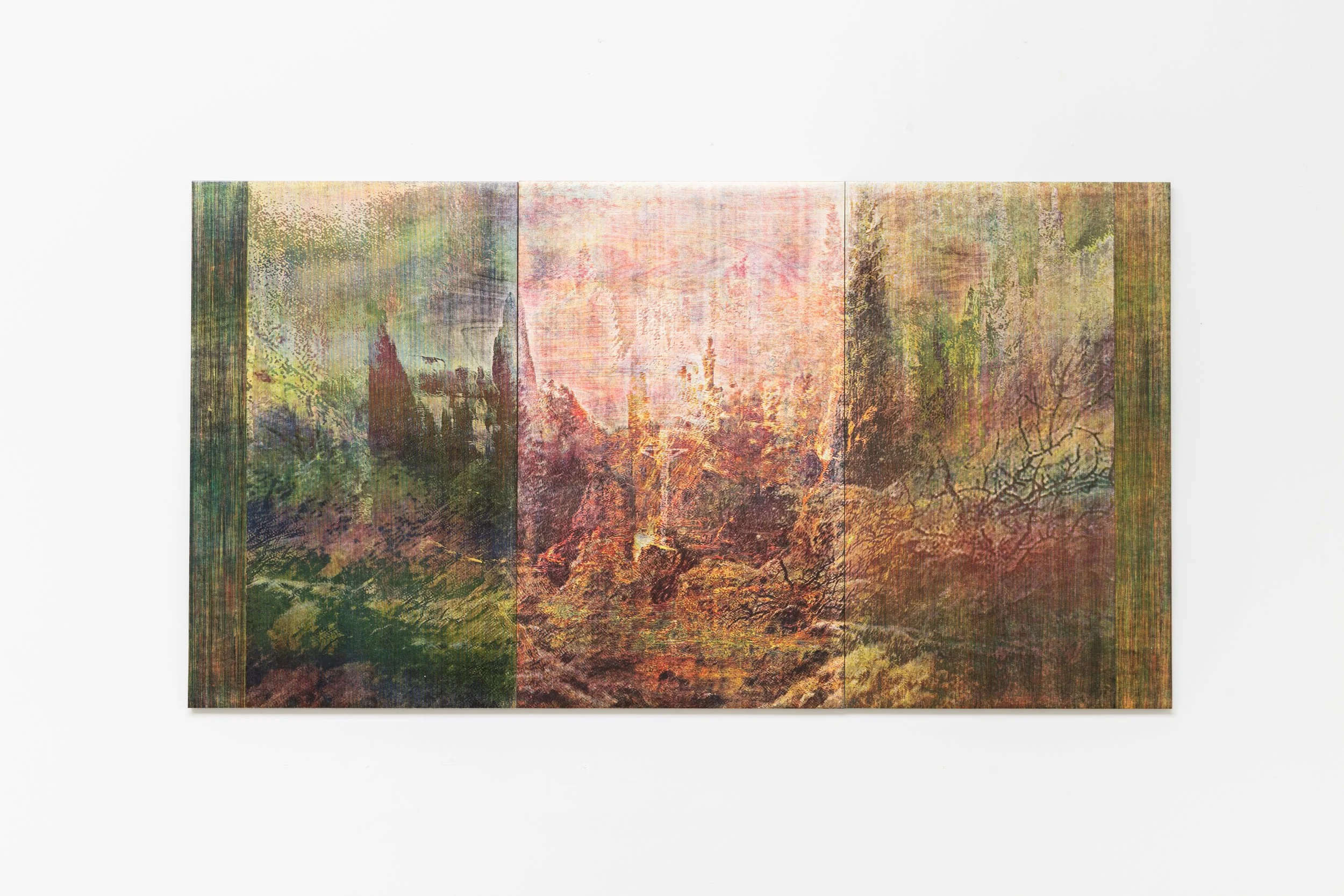 "There Was Nothing To Fear, Nothing To Doubt" - 219 X 118 cm - Woodcut - Unique edition