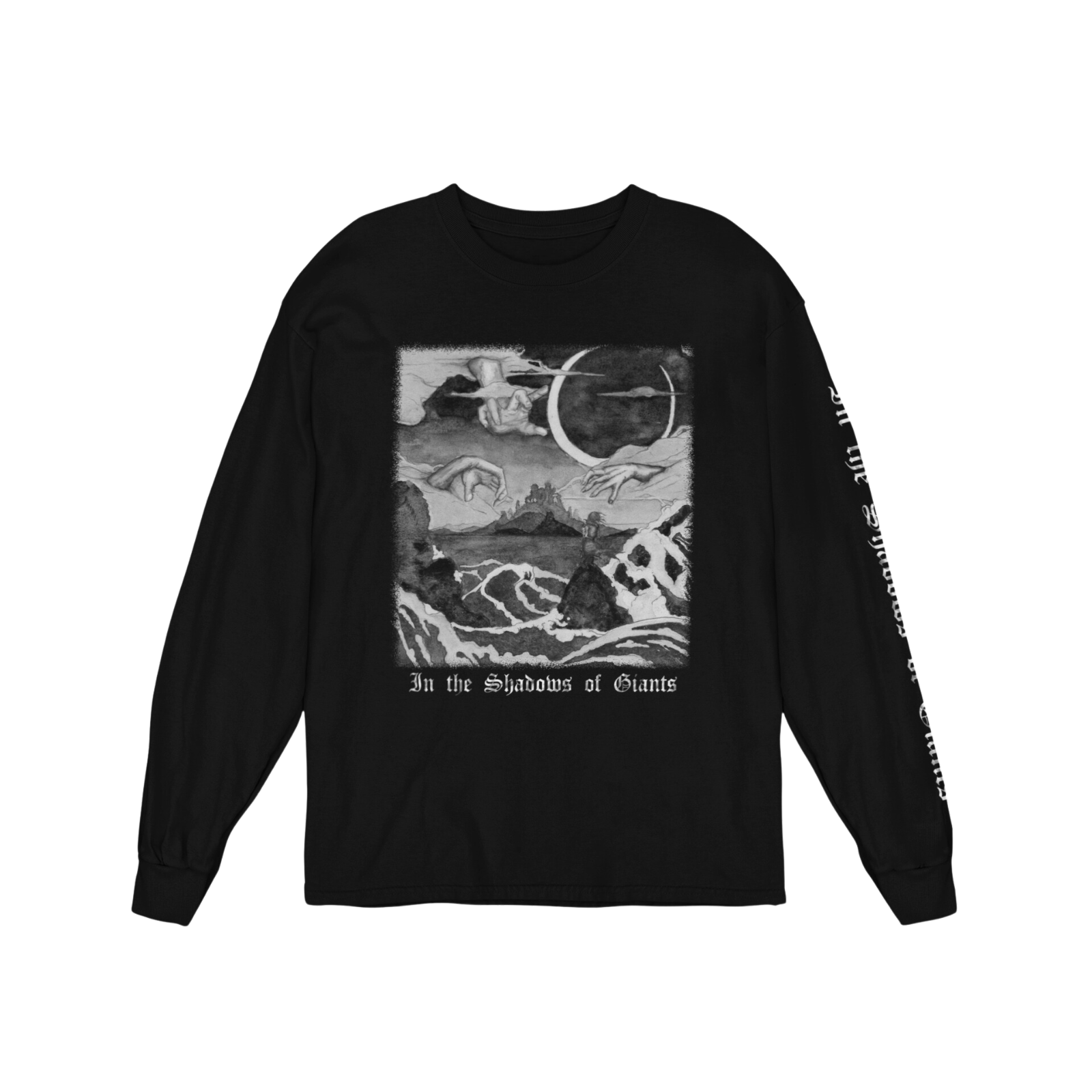 In The Shadows of Giants Salt Long Sleeve Tee