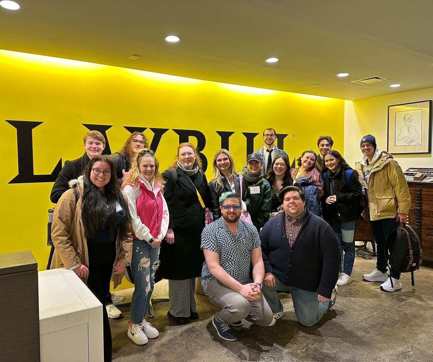 Exciting morning for our students participating in the &ldquo;Professional Prep&rdquo; section of the workshop as they visited the Playbill office, Broadway Cares/Equity Fights AIDS, and the Westside Theatre!