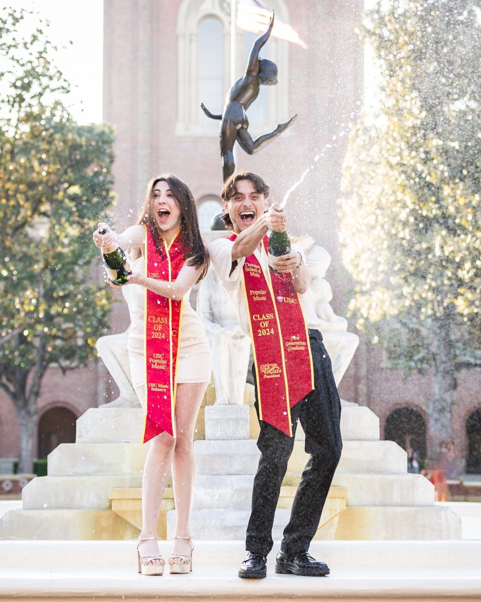 YOU MADE IT! The @uscedu undergraduate class of 2024 has been through it.  High school graduation at the height of covid, freshman year of college via Zoom, and senior spring filled with protests and campus lock downs.  TODAY IS YOUR DAY!  Celebrate 