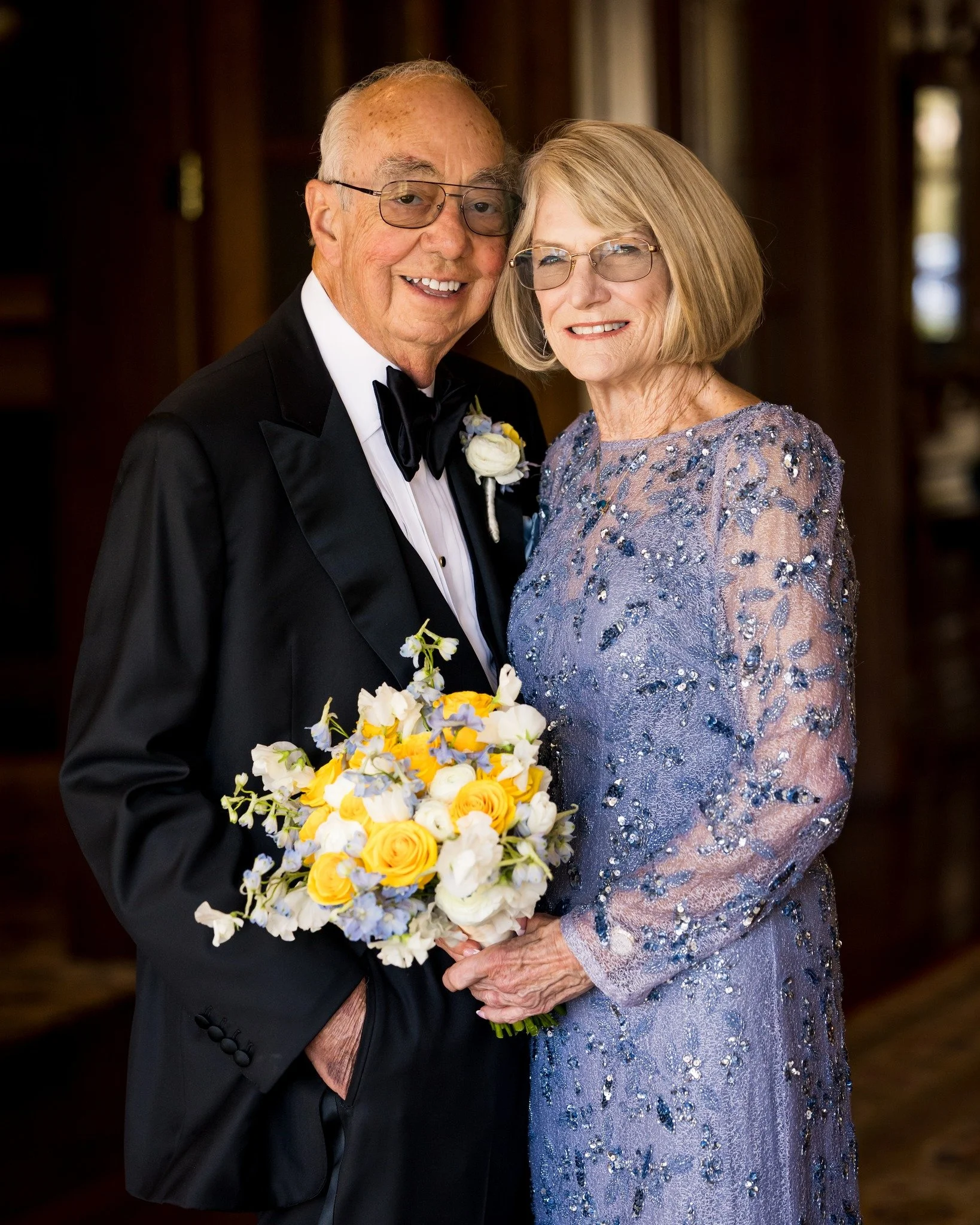 A perfect wedding for Gordon and Kathleen at @annandale_golf_club .  This intimate ceremony in the library with family and close friends was followed by a cocktail hour and then dinner at beautifully appointed round tables for their guests.  It was a