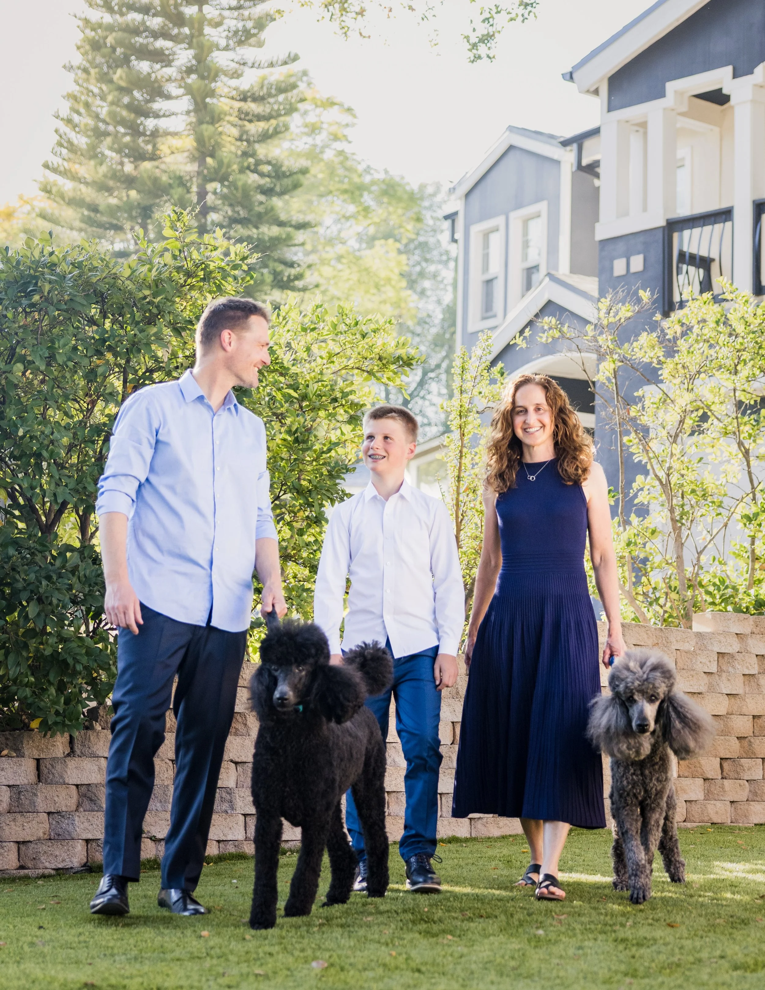 This sweet family was anticipating the loss of one of their best friends 🐾. While not a celebratory session, it was important.  We chose to do this session at home-where everyone was comfortable and the pups could relax.  The light was beautiful and