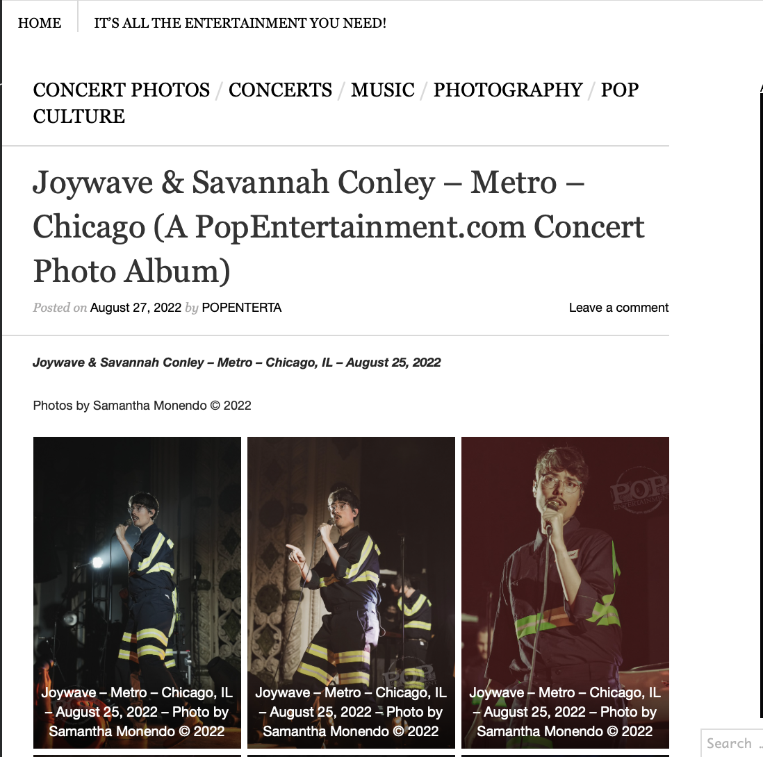 "Joywave" - Pop Entertainment Blog