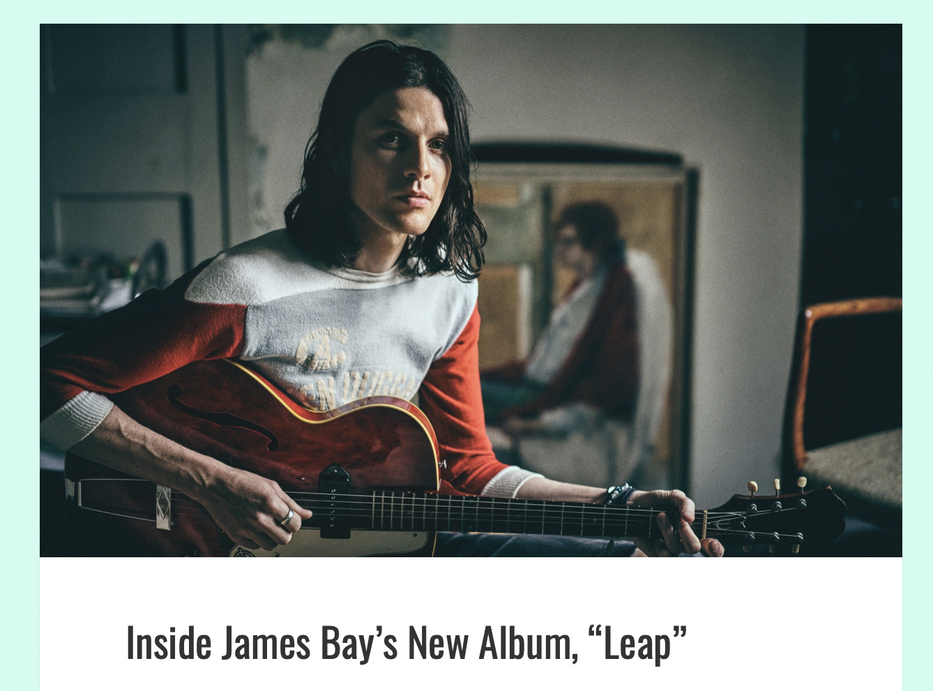"James Bay" - Dissonants Magazine