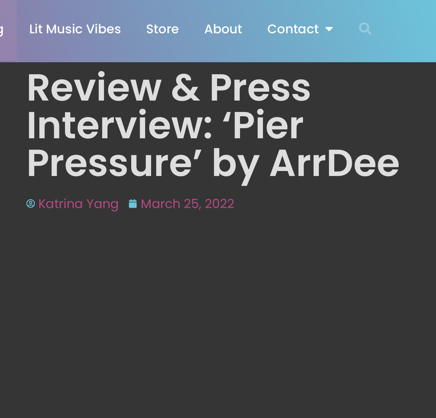 "ArrDee" - Rising Artists Blog
