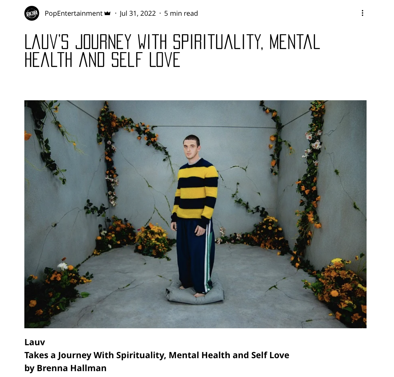 "LAUV" - Pop Entertainment Archives
