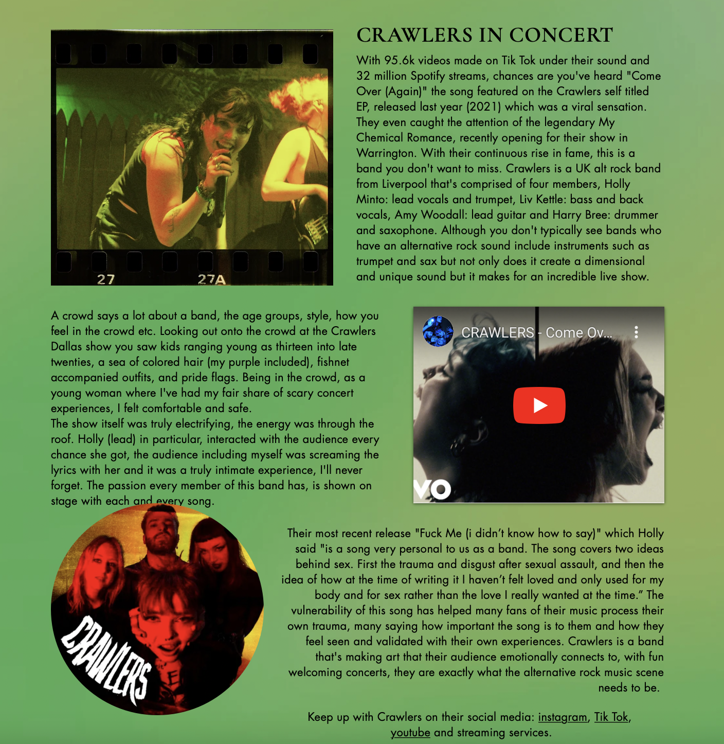 "Crawlers" - Never Mind Magazine