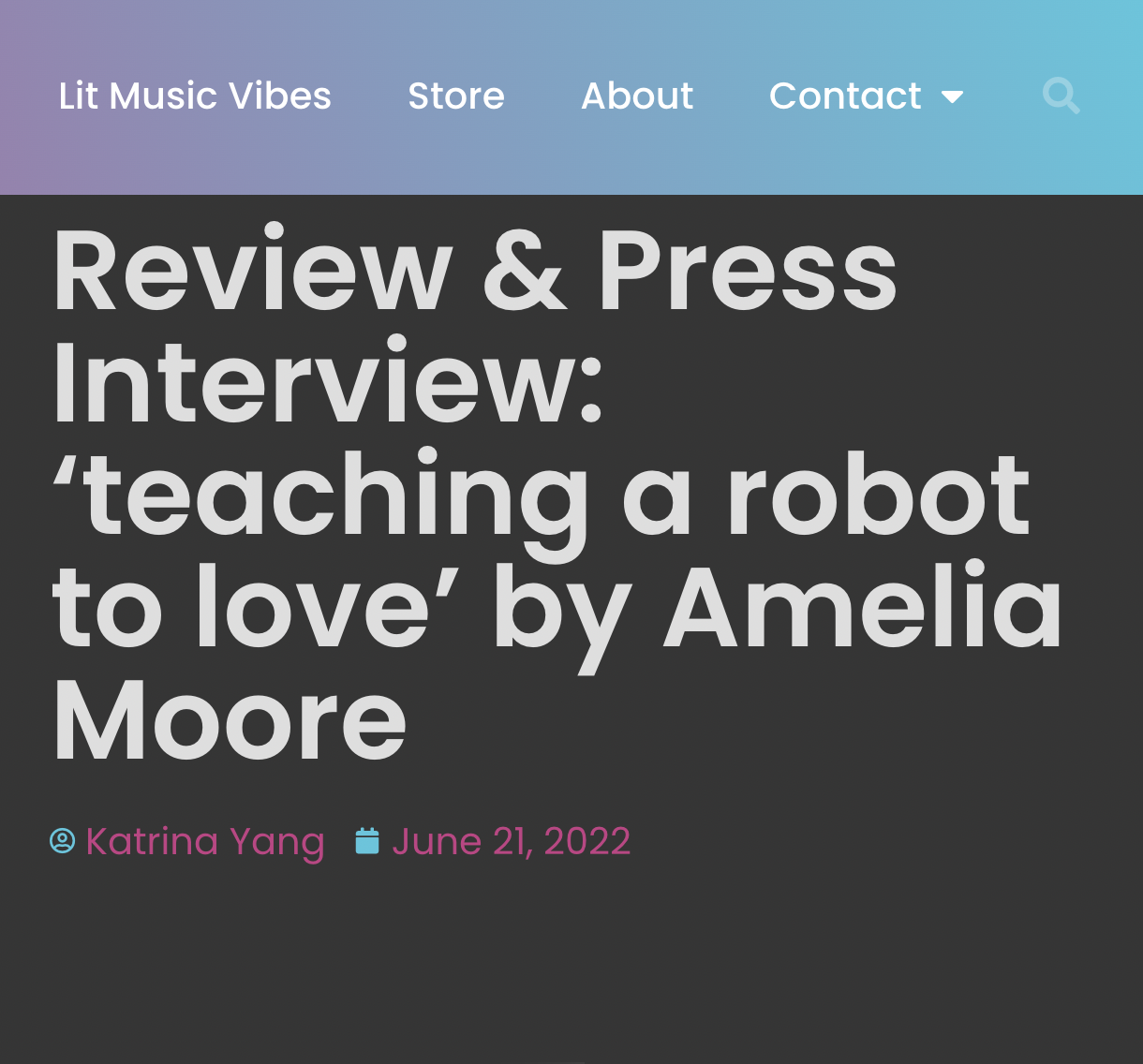 "Amelia Moore" - Rising Artists Blog