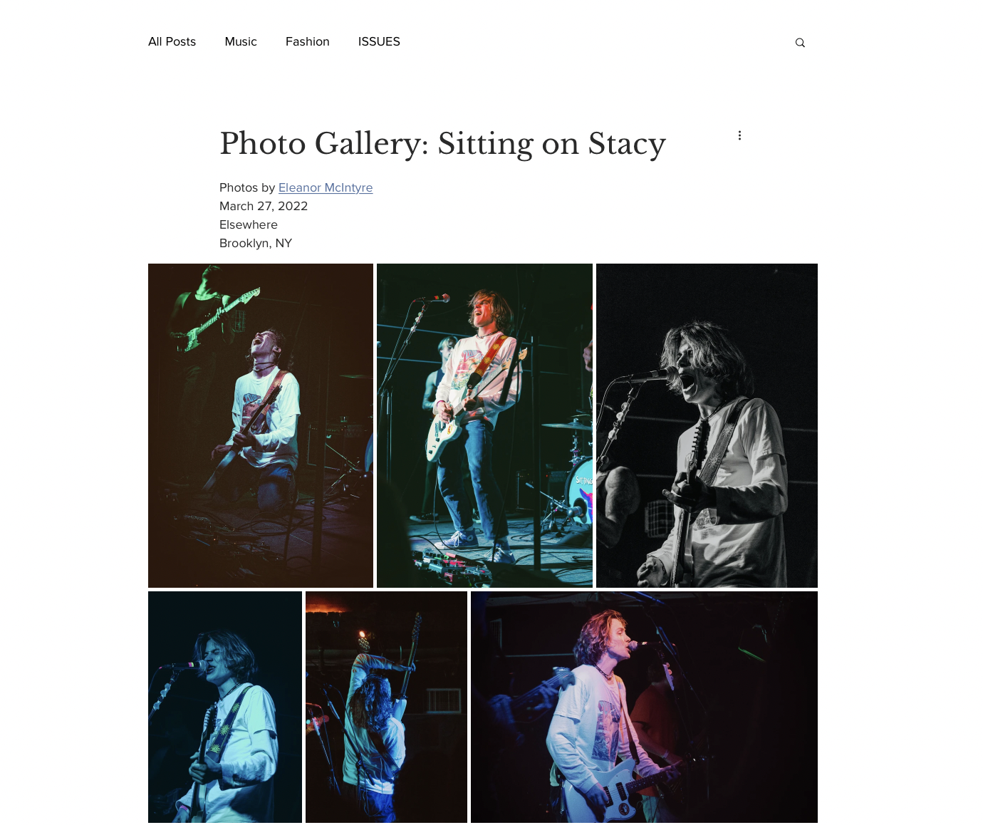 "Sitting On Stacy" - All or Nothing Magazine