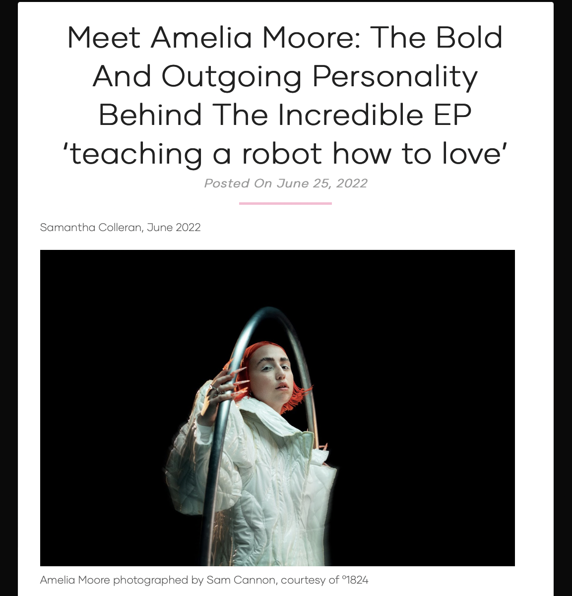 "Amelia Moore" - Vibing On Vinyl