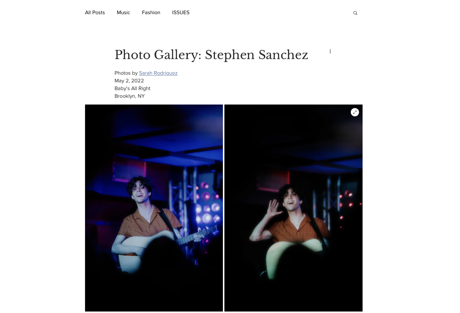 "Stephen Sanchez" - All or Nothing Magazine