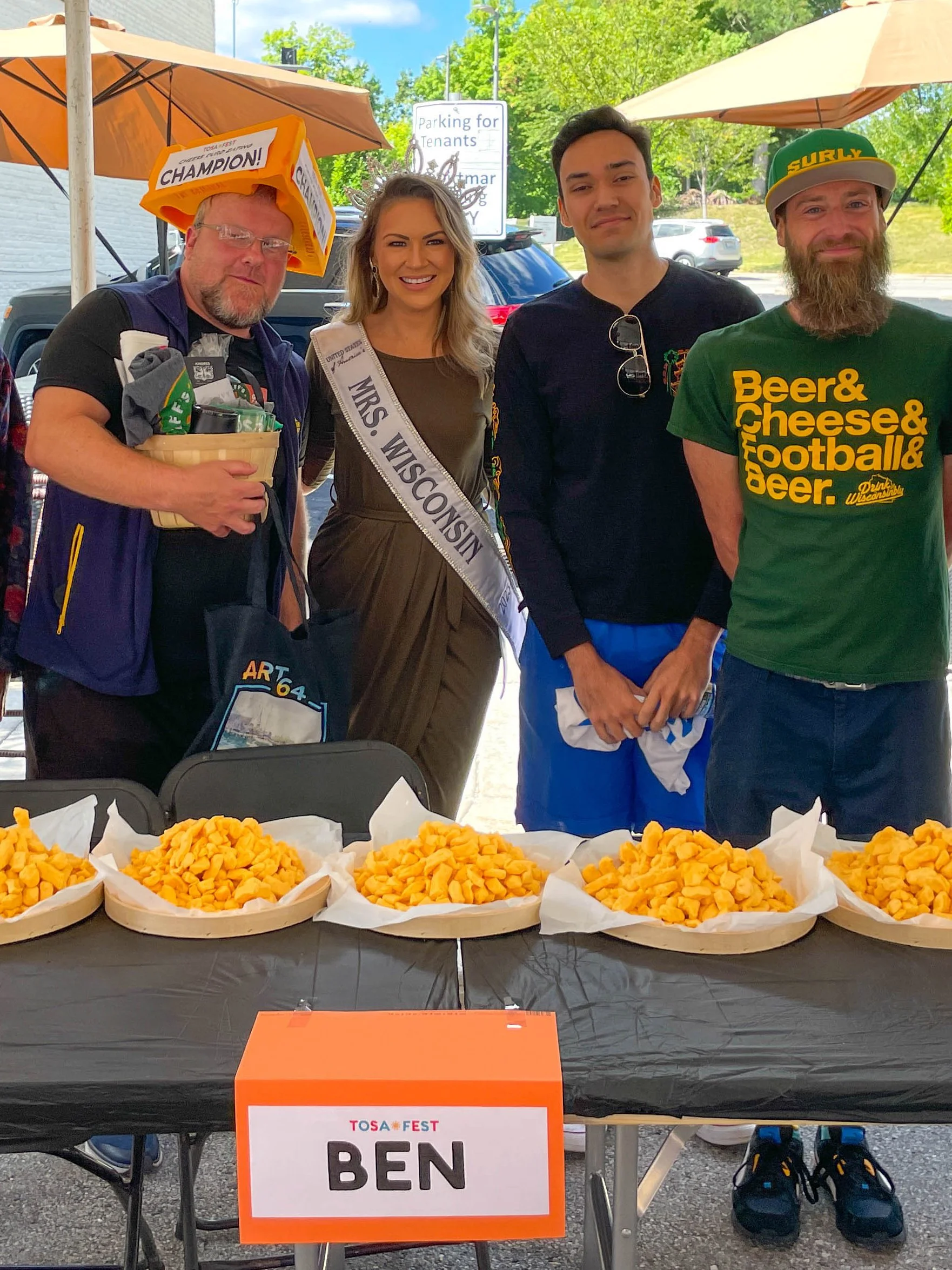 Cheese Curd Eating Contest with The Village Cheese Shop — The Village