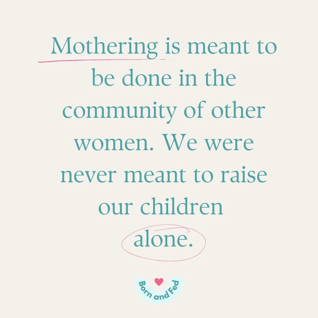 The greatest gift I have had in motherhood is the community of other women. No has it been a balm to my soul to have their support and companionship, but I have learned SO MUCH from each of these women. We are meant to have older women to model after