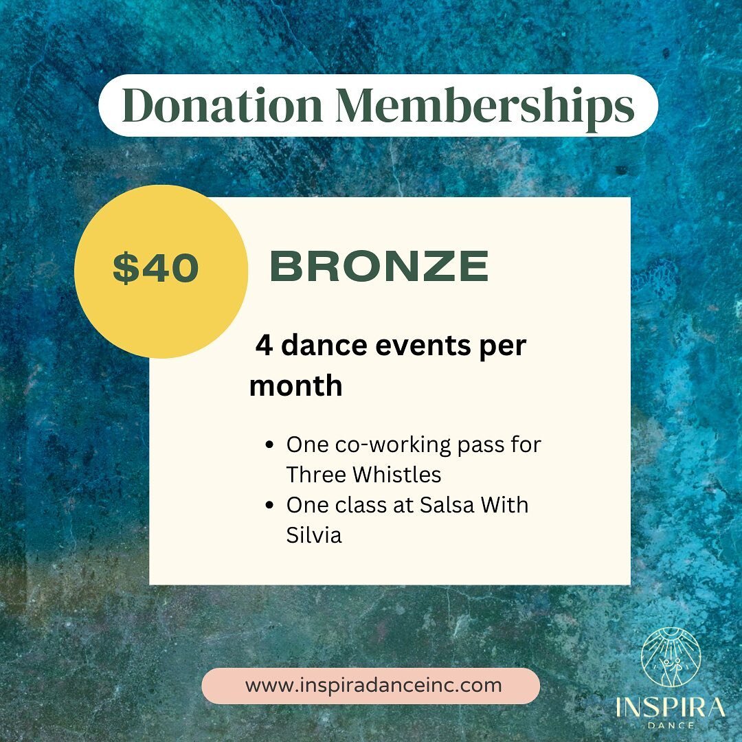 Help support a good cause, while getting your dance on 🕺! Becoming a monthly donor helps us to secure dance programming at no-cost for our students in Title 1 public schools. You can sign up for a monthly membership on our website by clicking the do