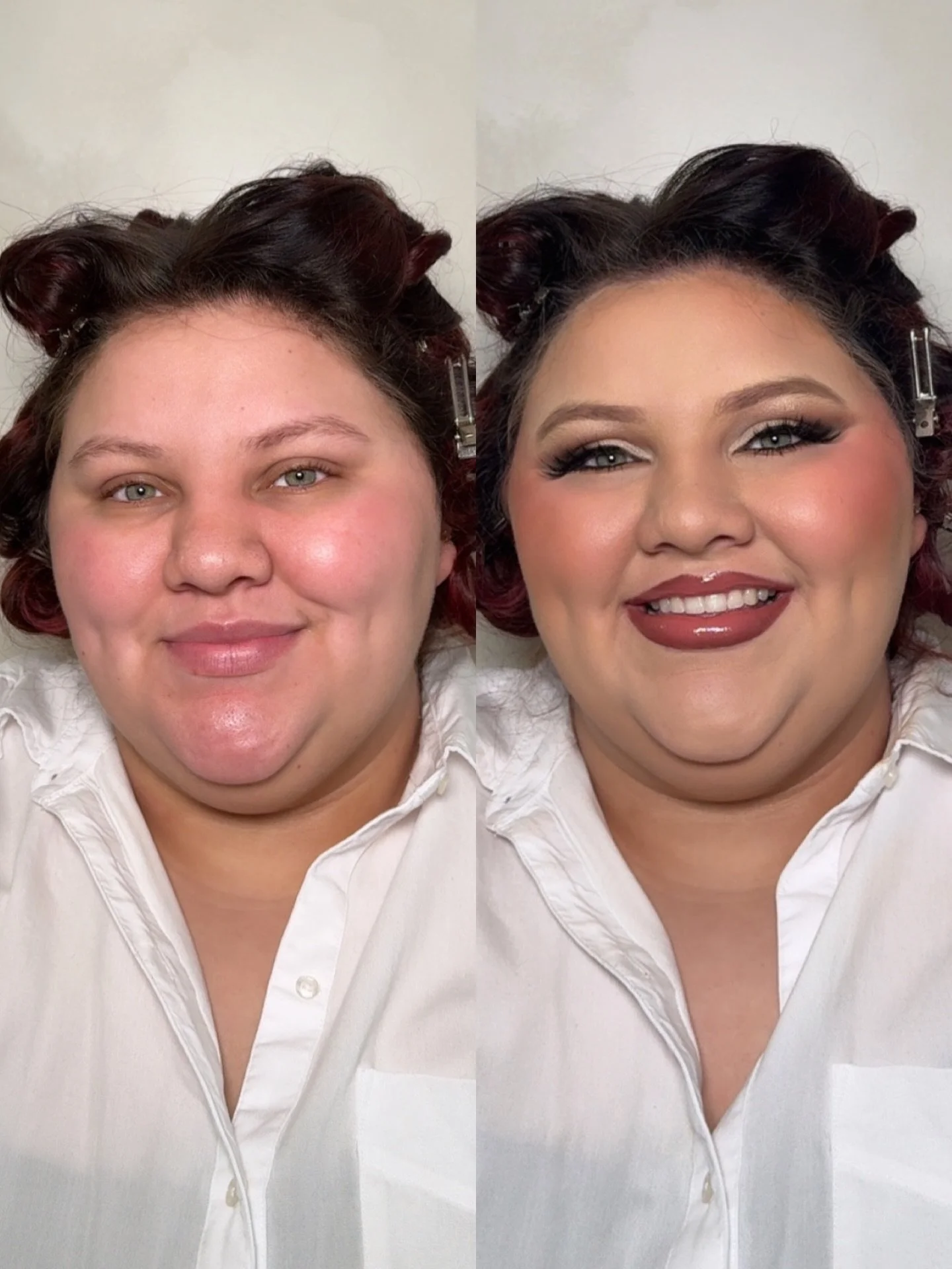 Find a makeup artist that sticks with you through high school all the way to your elopement 🥂 Congrats Kailey and Charles! 

Fun Fact: did you know I have a high end Airbnb right in the heart of Wilmington where you can receive in house makeup servi