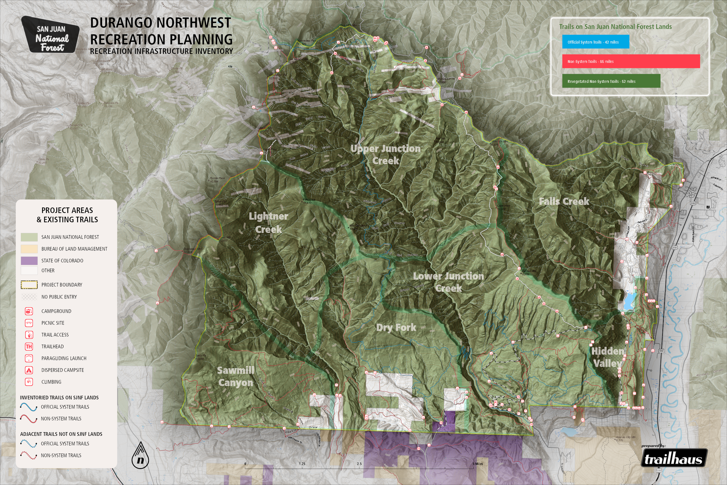 Durango Northwest_24x36_ProjectAreas&ExistingTrails_Public.png