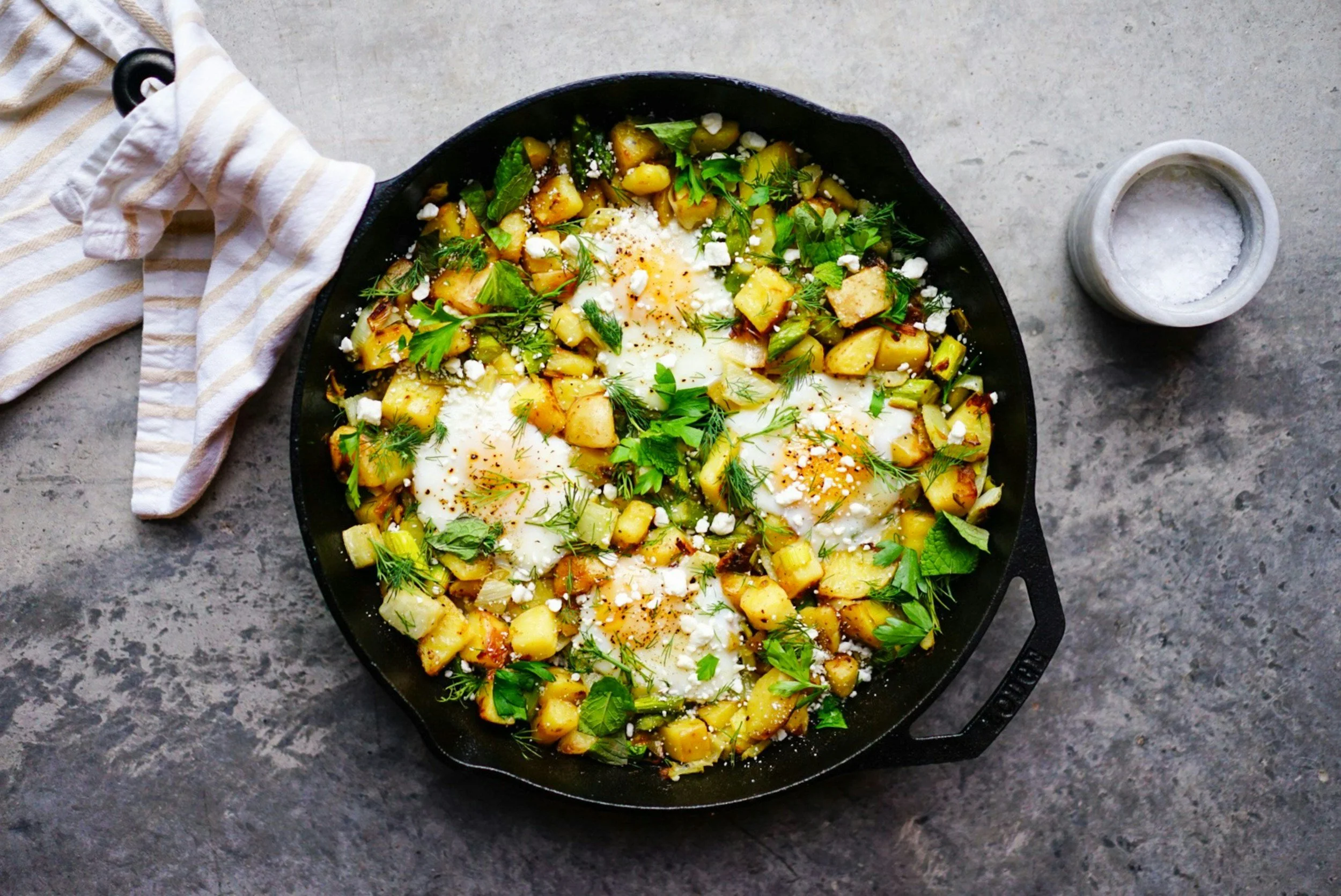 Egg and potato skillet