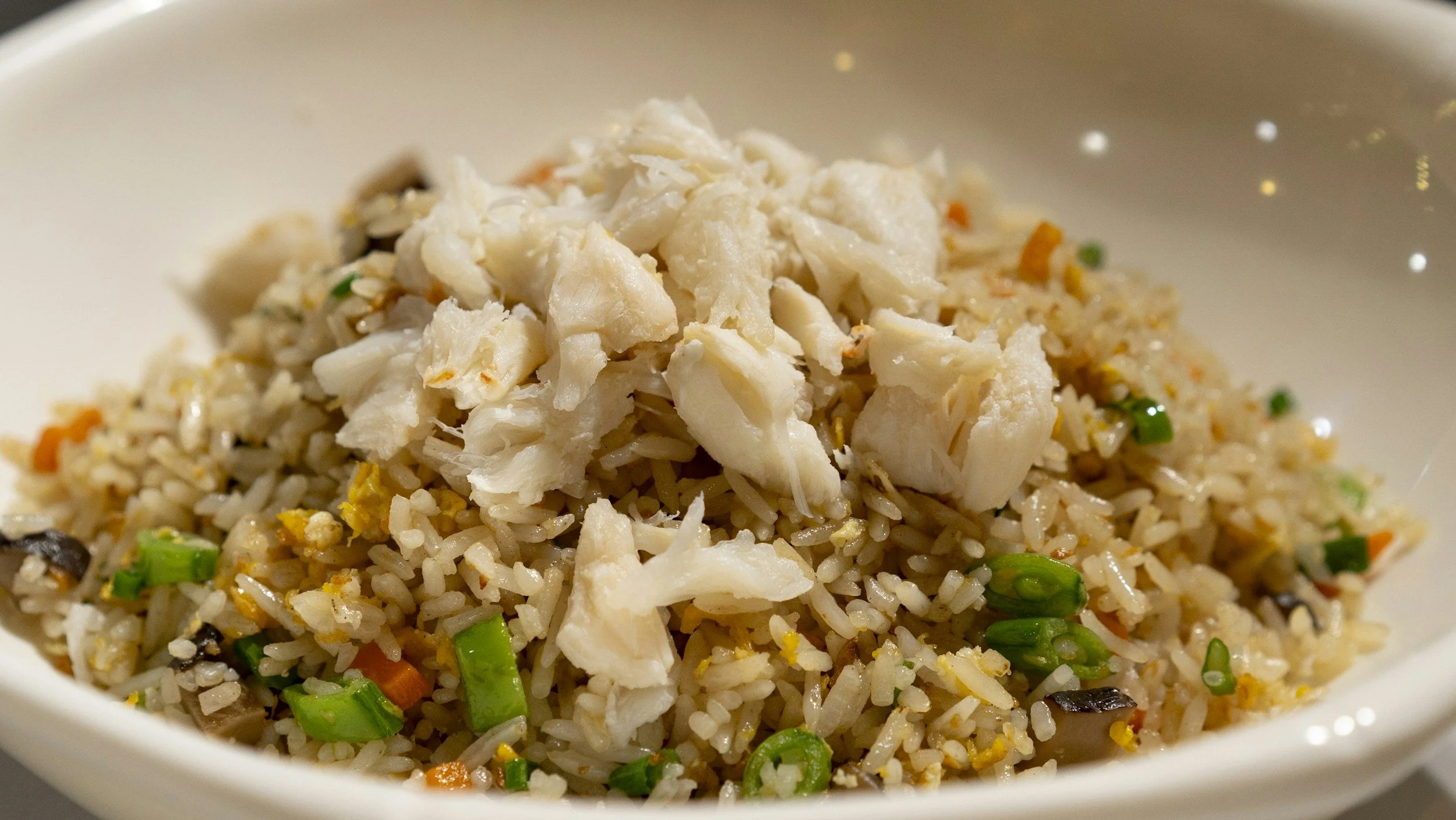 A bowl of fried rice