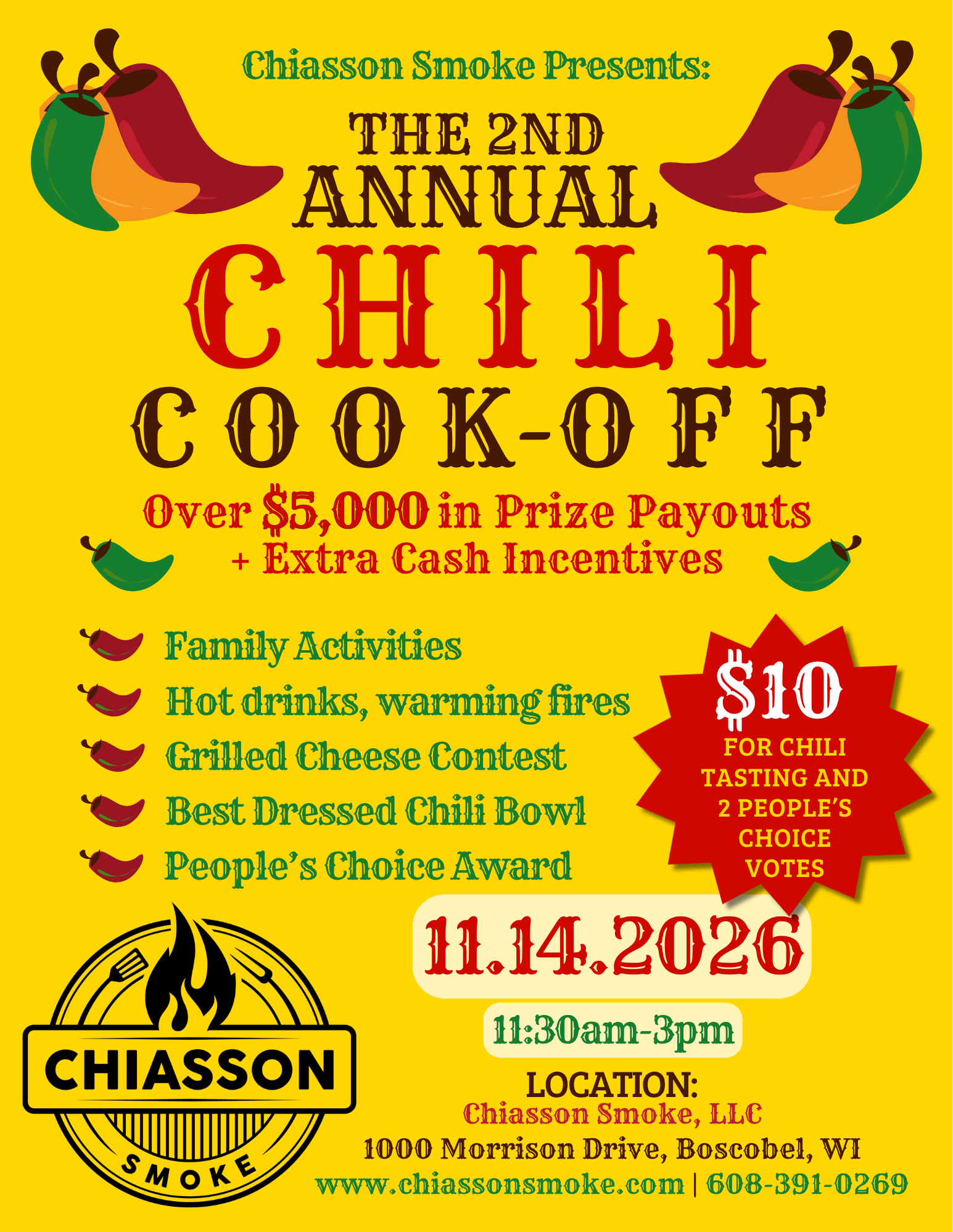 Chiasson Smoke Chili Cook-off